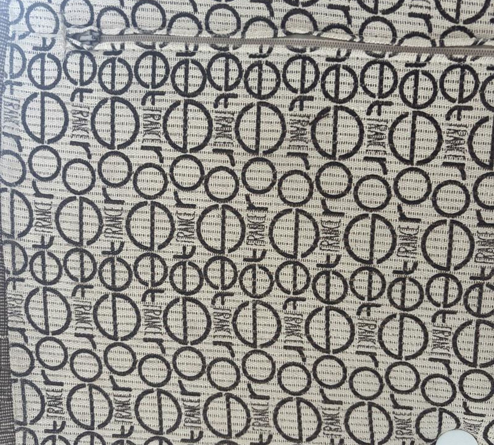 Vintage Togo 1-Sitzer Sofa Cord Braun
