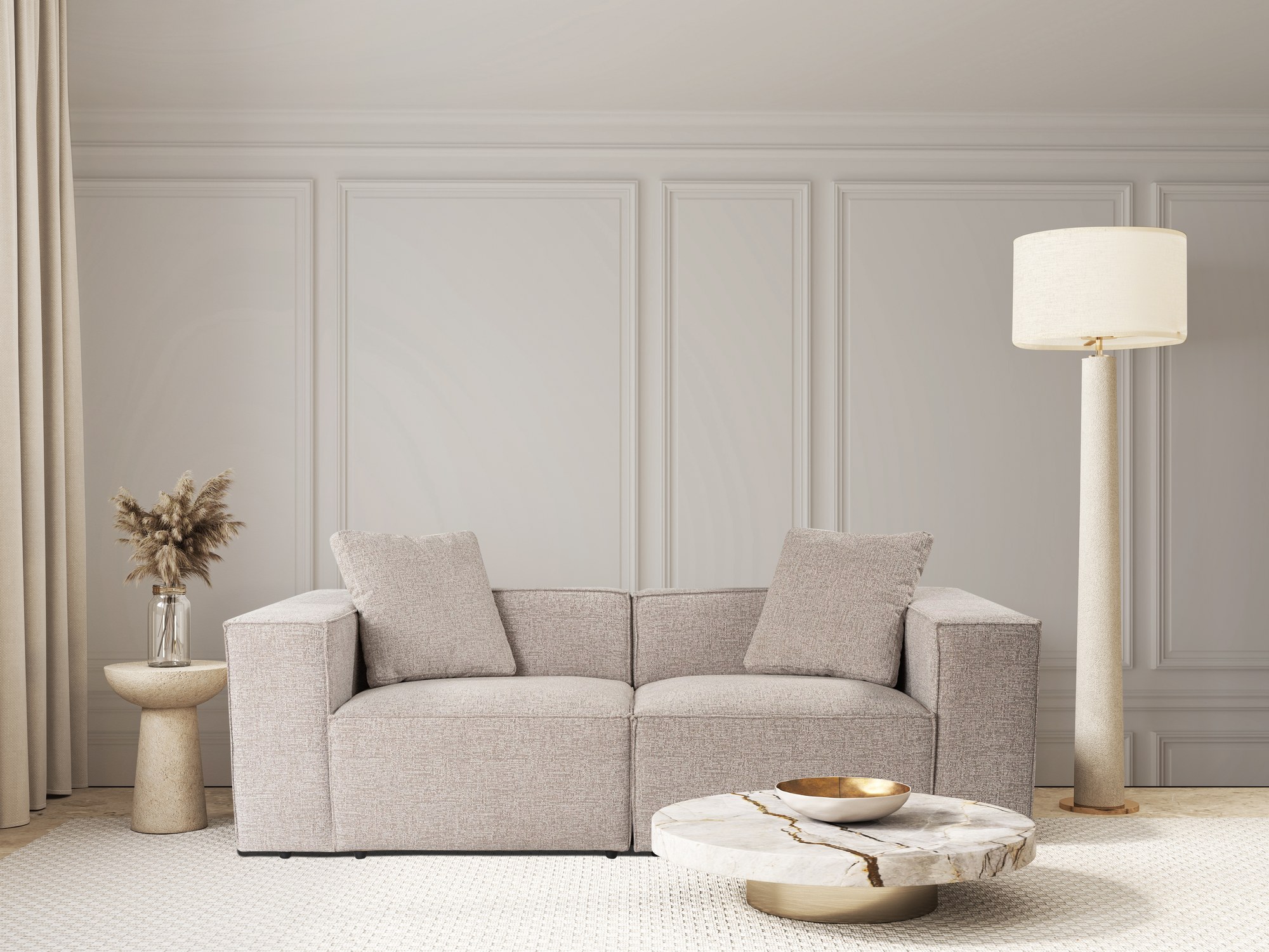 Emma Sofa 2-Sitzer Mokka