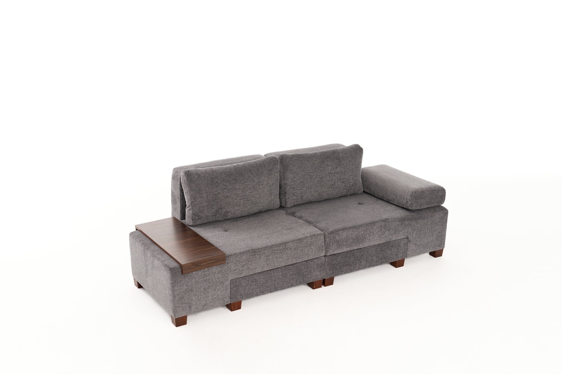 Perenna Sofa 3-Sitzer Chenille Grau