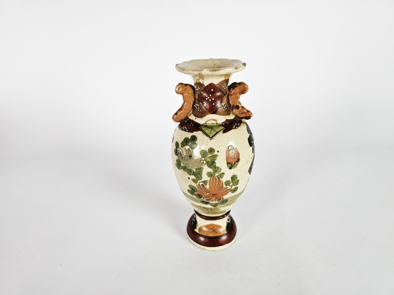 Vintage Vase Keramik Mehrfarbig