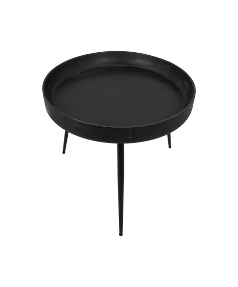 Ventura Beistelltisch Mangoholz Metall ø60cm