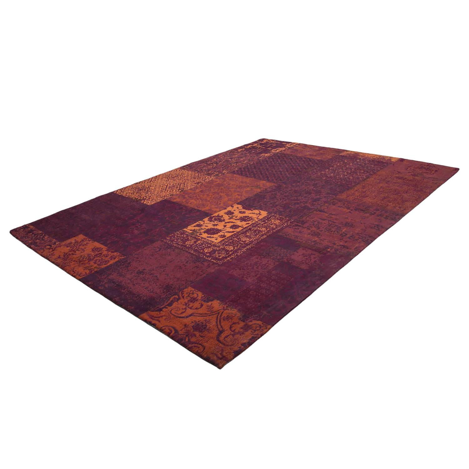 Symphony 160 Kurzflorteppich Baumwolle Rot 80 x 150 cm