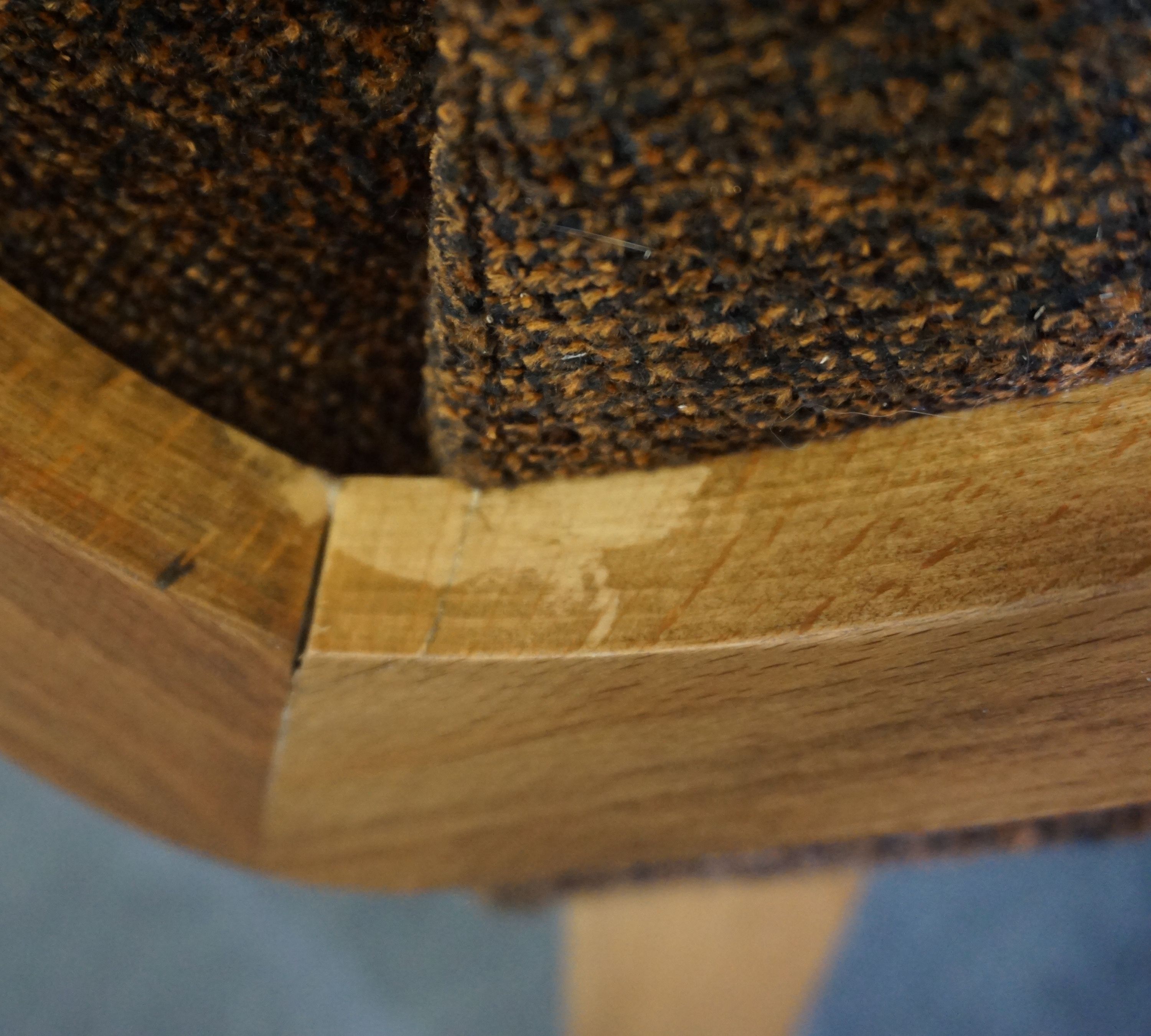 Kemer Sofa Holzfurnier Braun