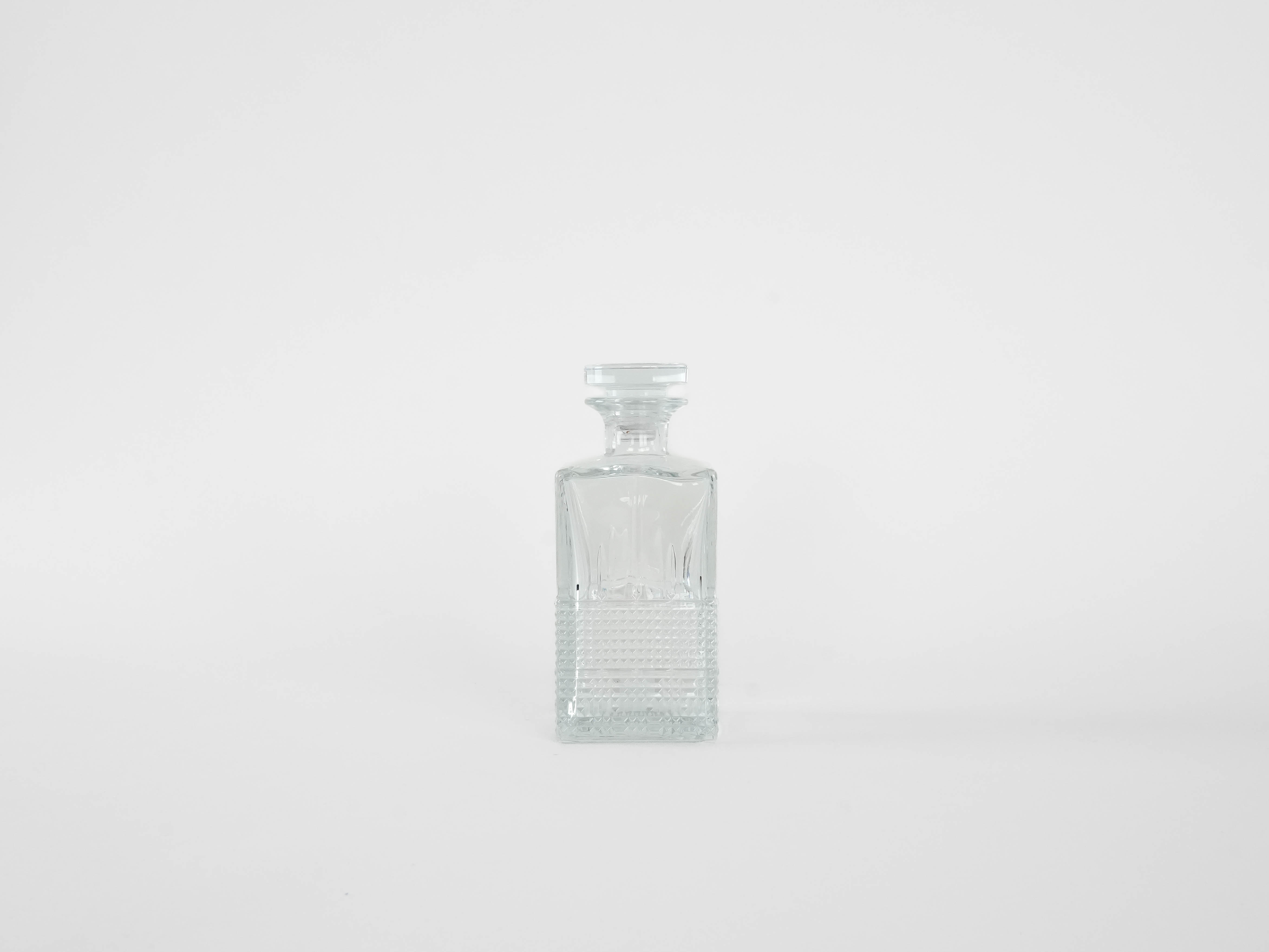 Glass carafe Transparent 1970s