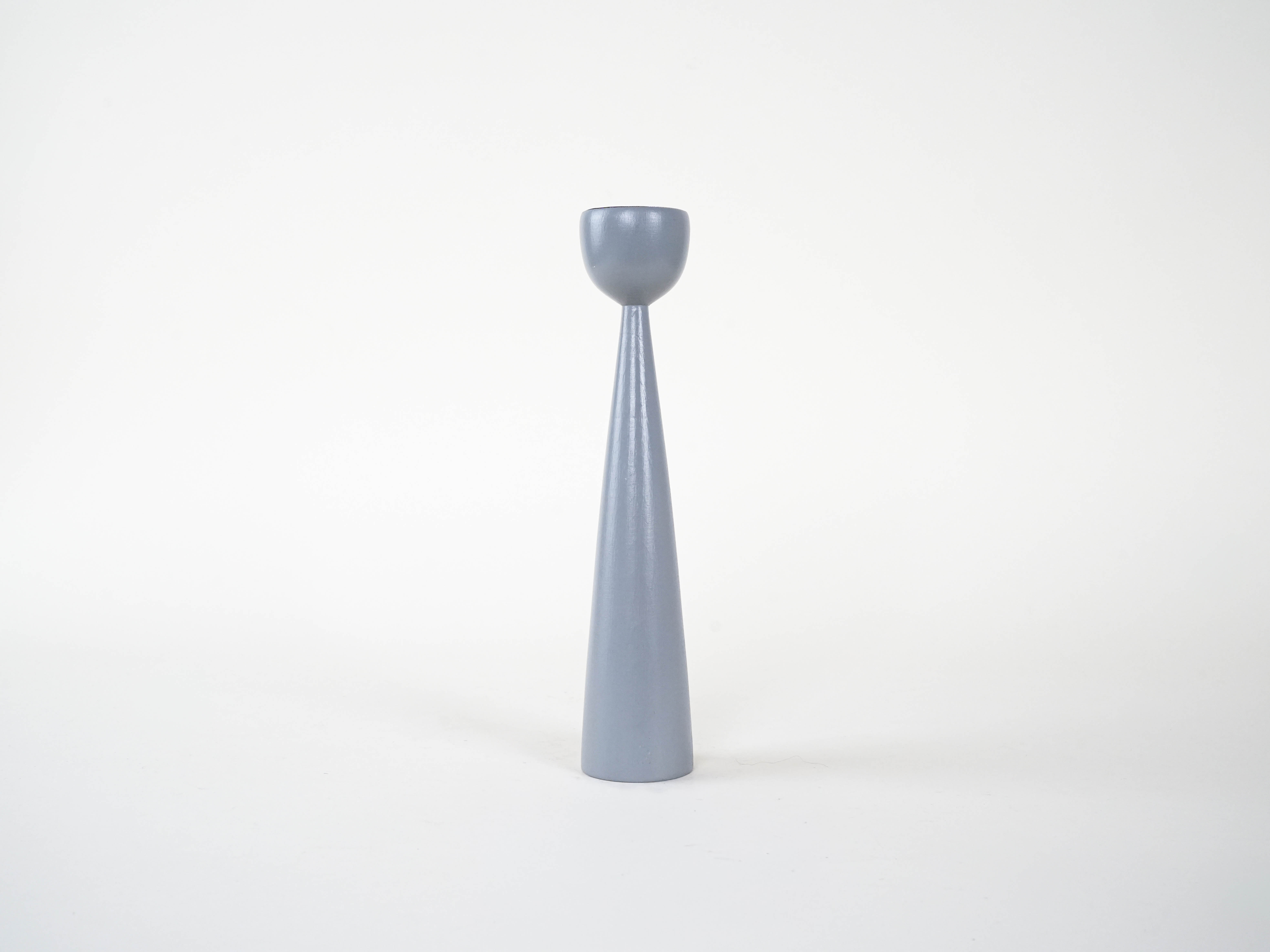 Candlestick 1970s Grey