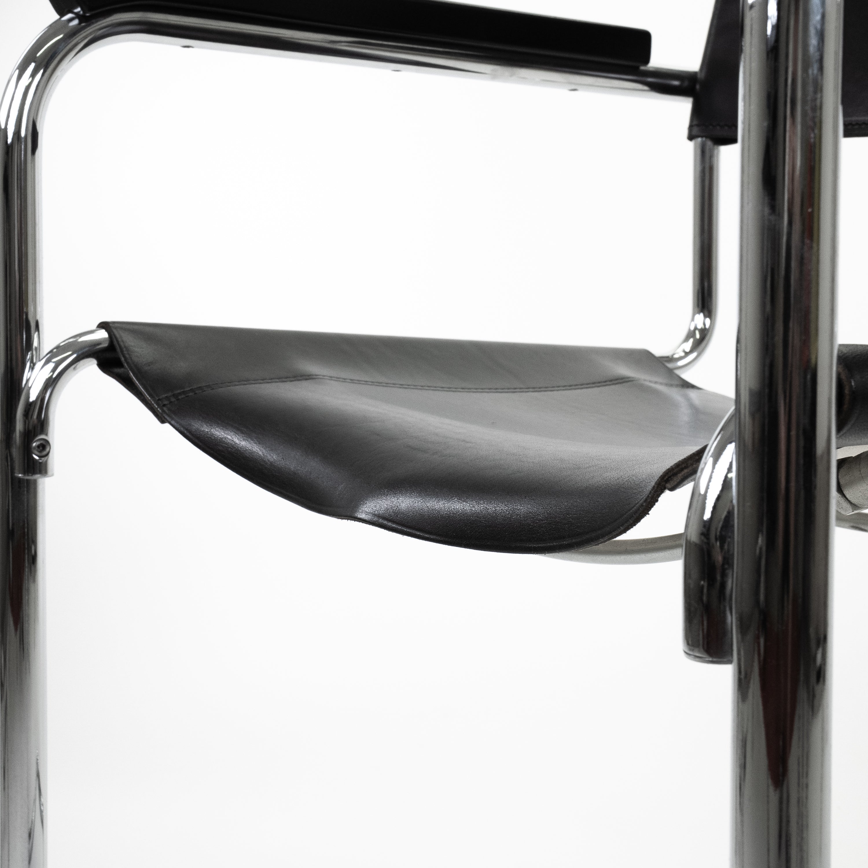 S34 Armlehnstühle Chrom Schwarz