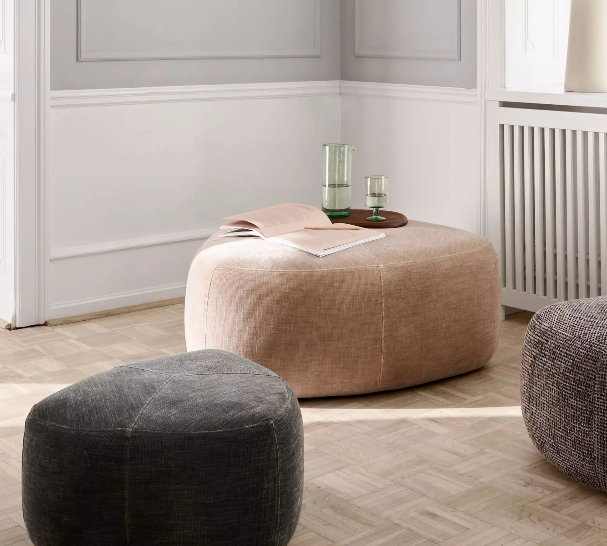 Bermuda Stool Large Red Avellino