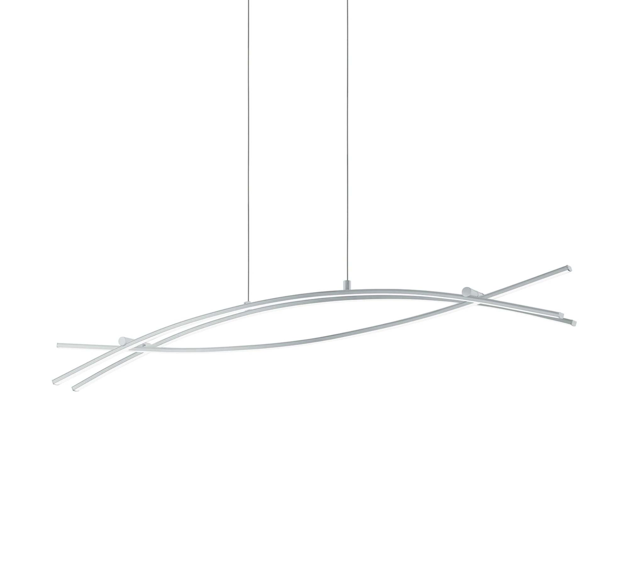 LED pendant lamp Nevado IV Plastic / Aluminum 3-flame