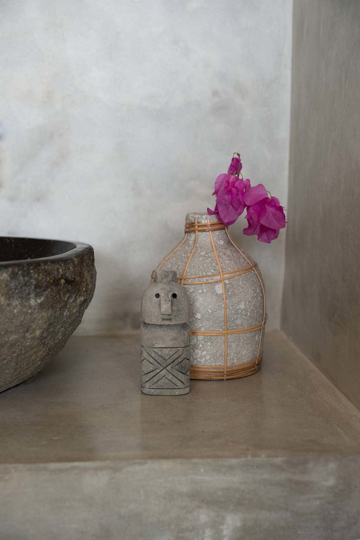 Whoopy Vase Beton Natur