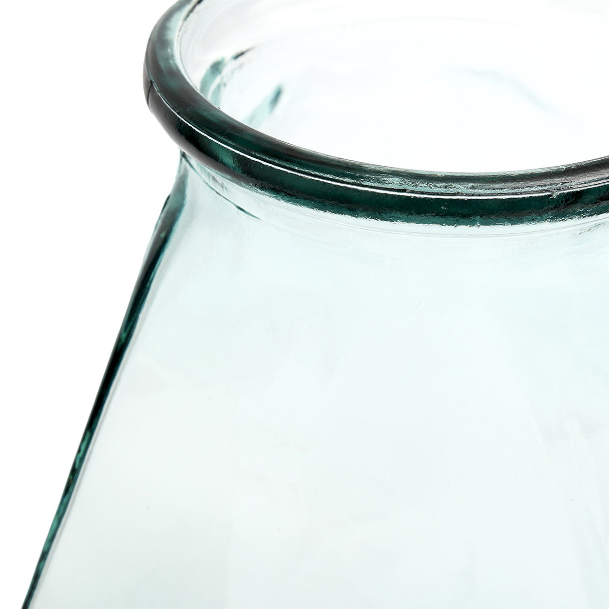 Lange Origami Vase Glas