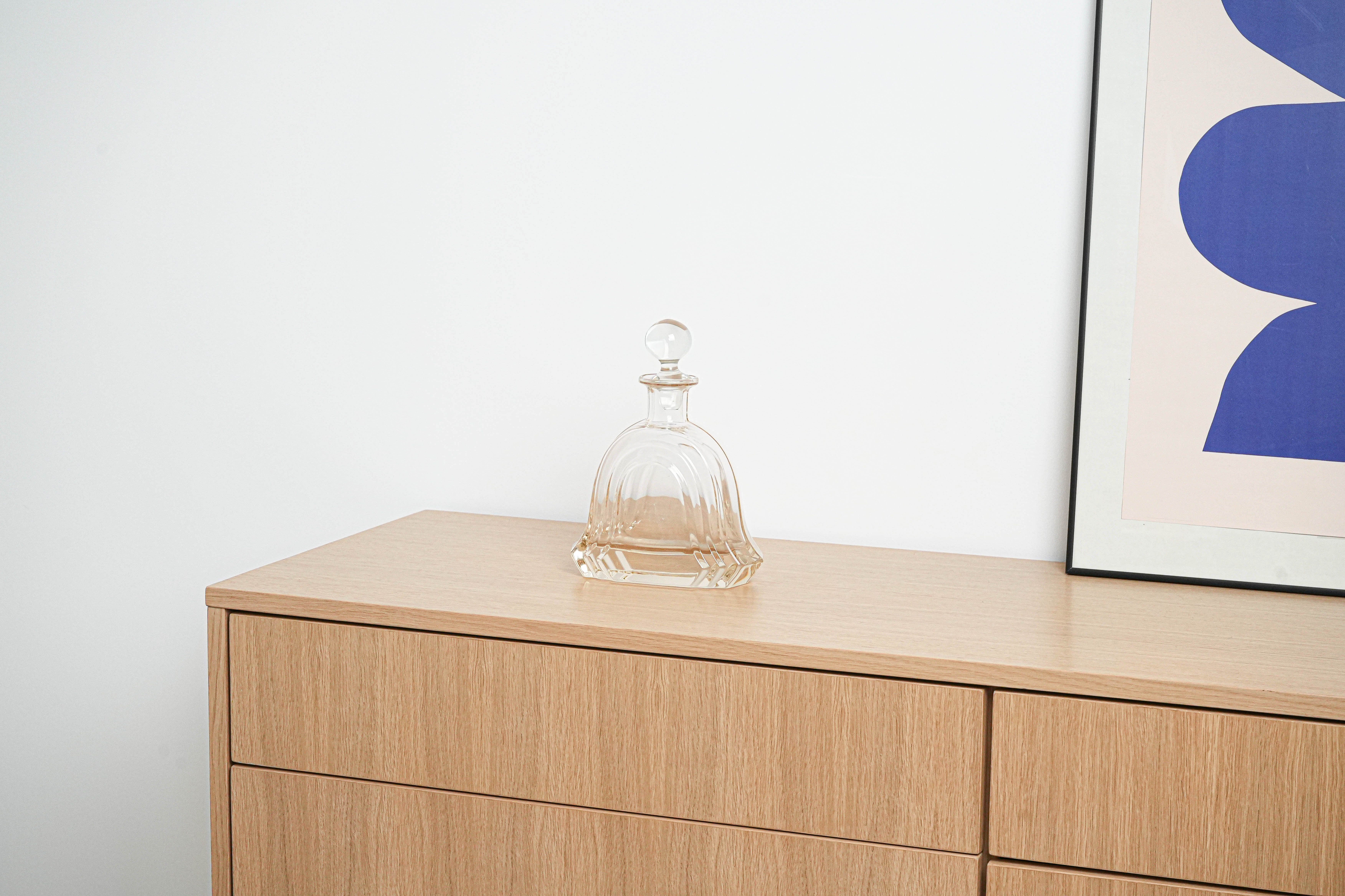 Glass carafe Transparent 1970s