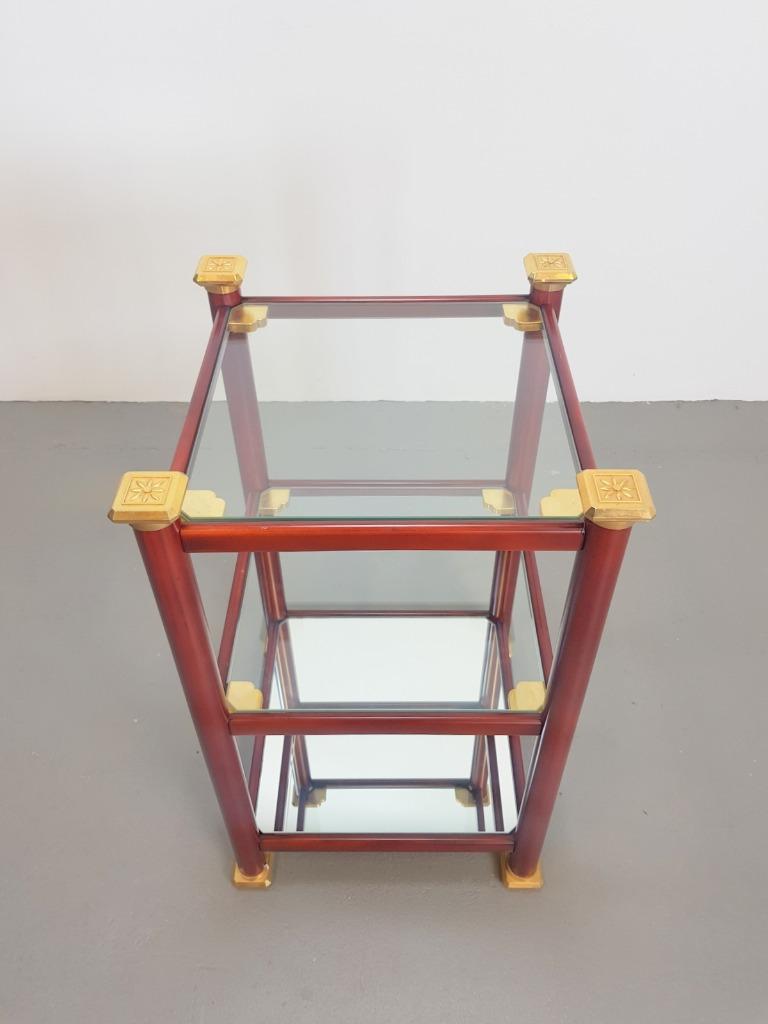 Vintage Beistelltisch Messing