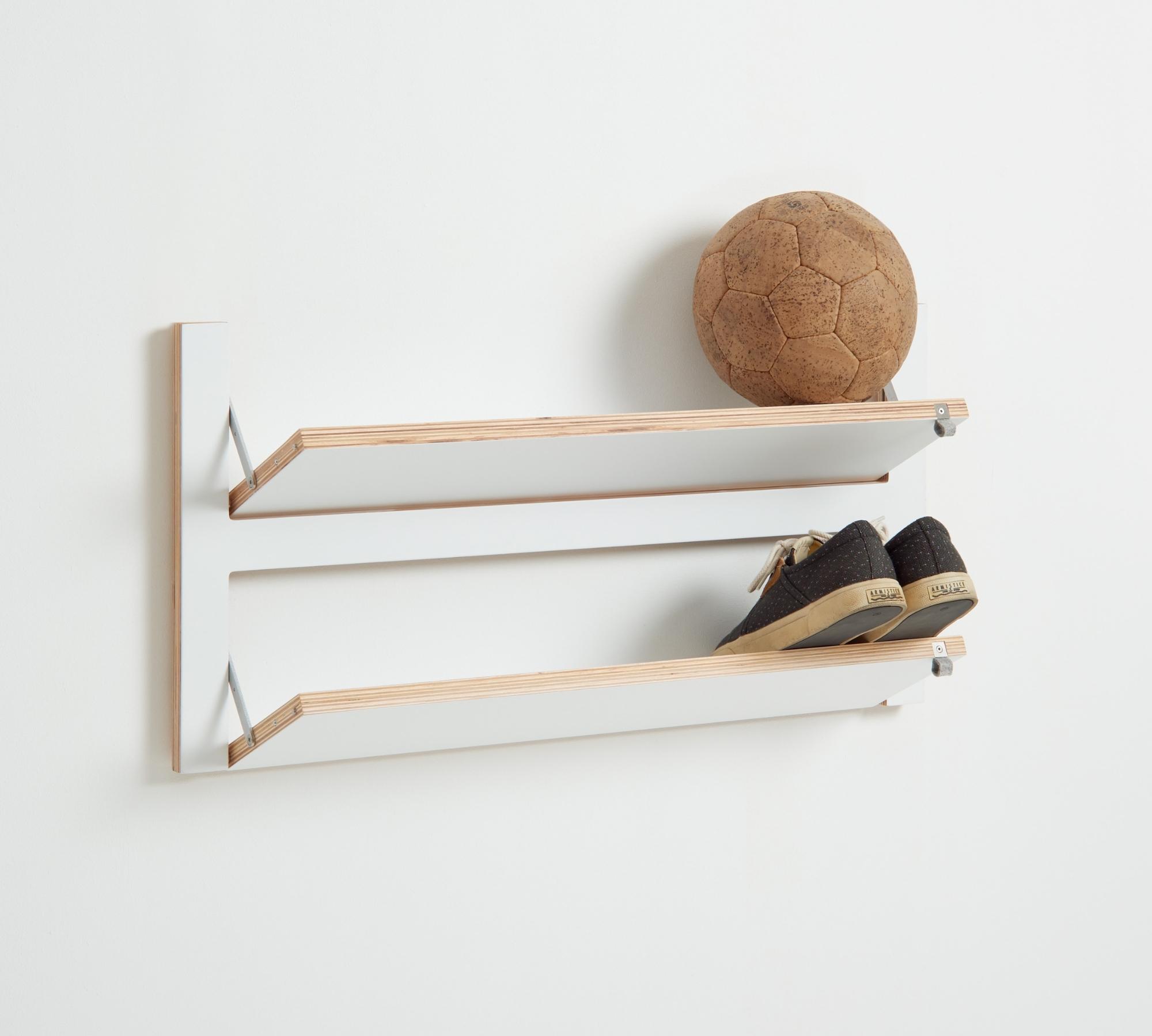 Fläpps Regal Holz Weiß 80 x 40 cm