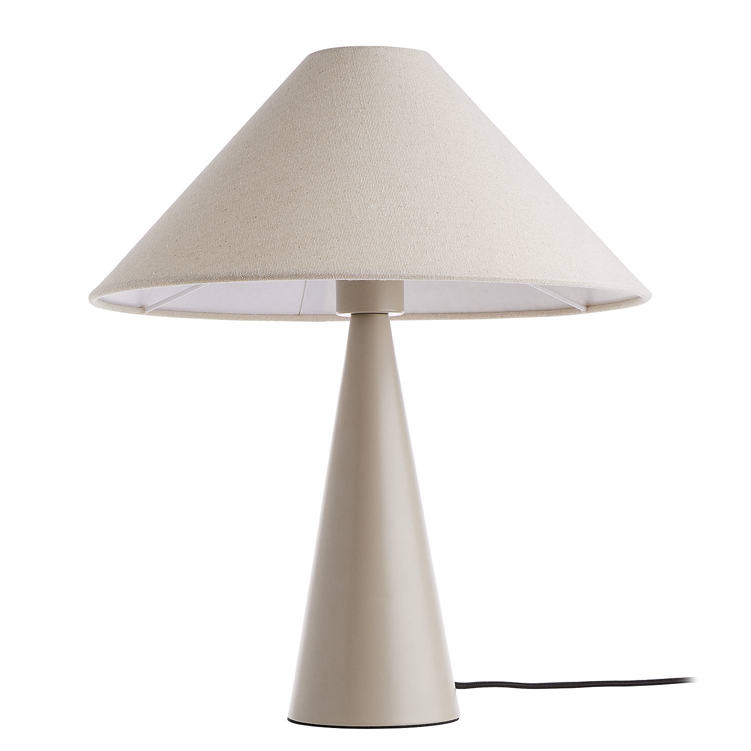 Table lamp NEXO metal textile cream