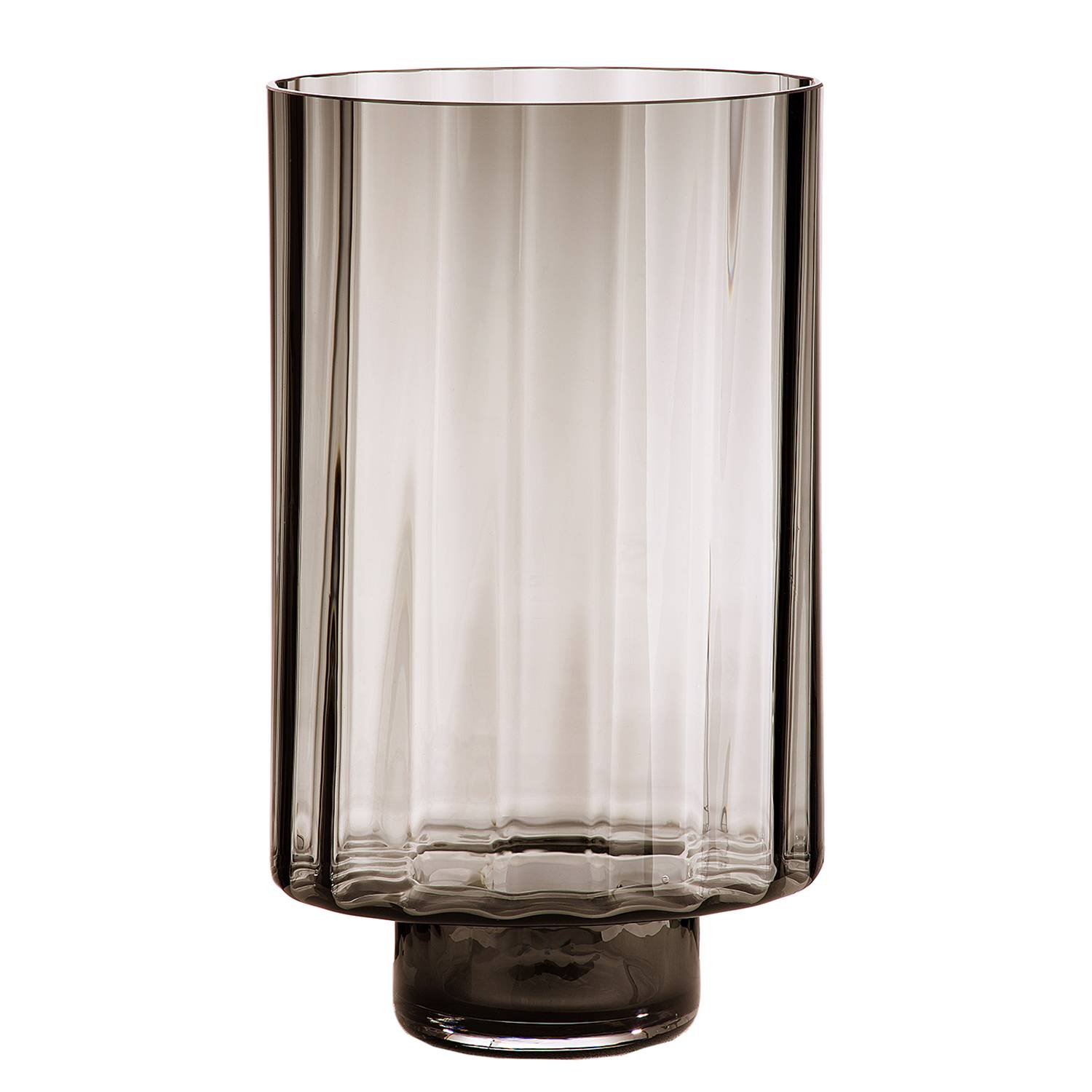 Windlight Novus Colored Glass Brown 18 x 30 cm