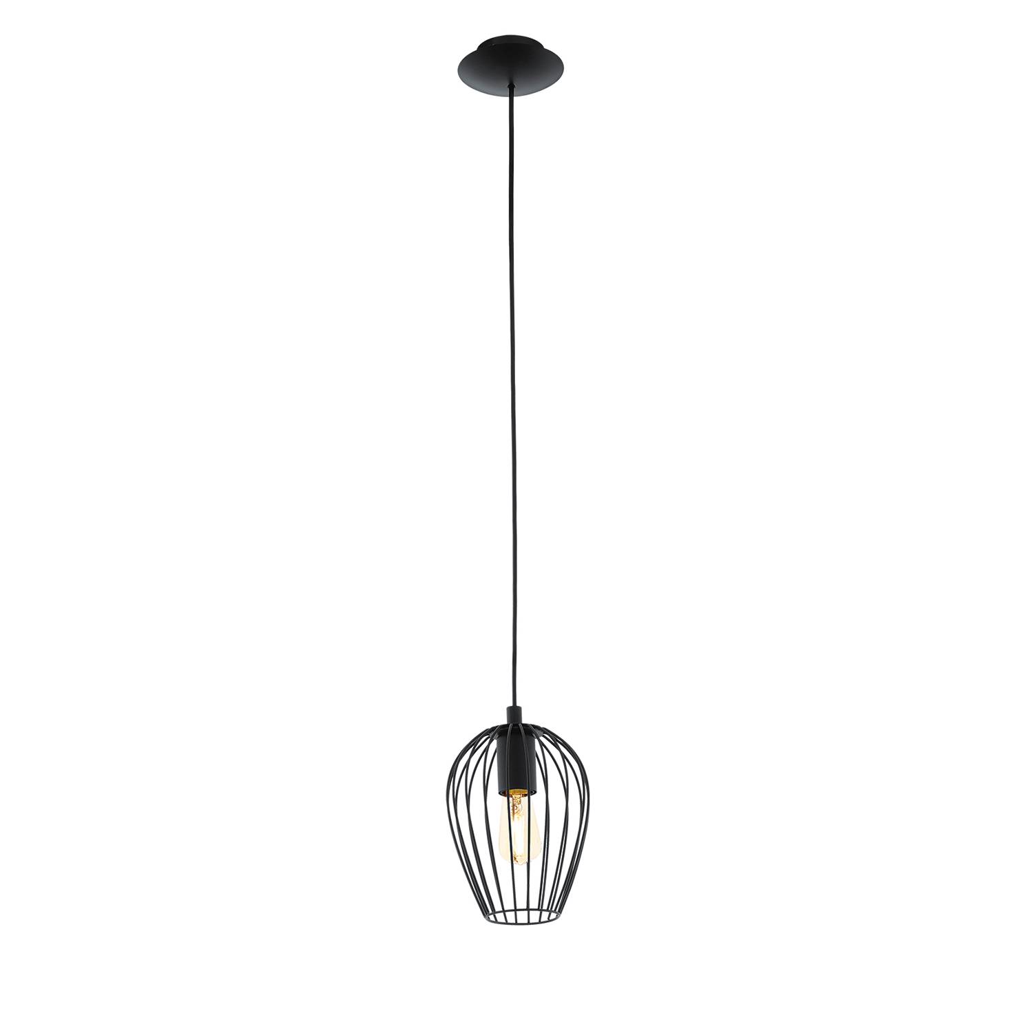 Newtown III Pendant Light Steel Single-flame