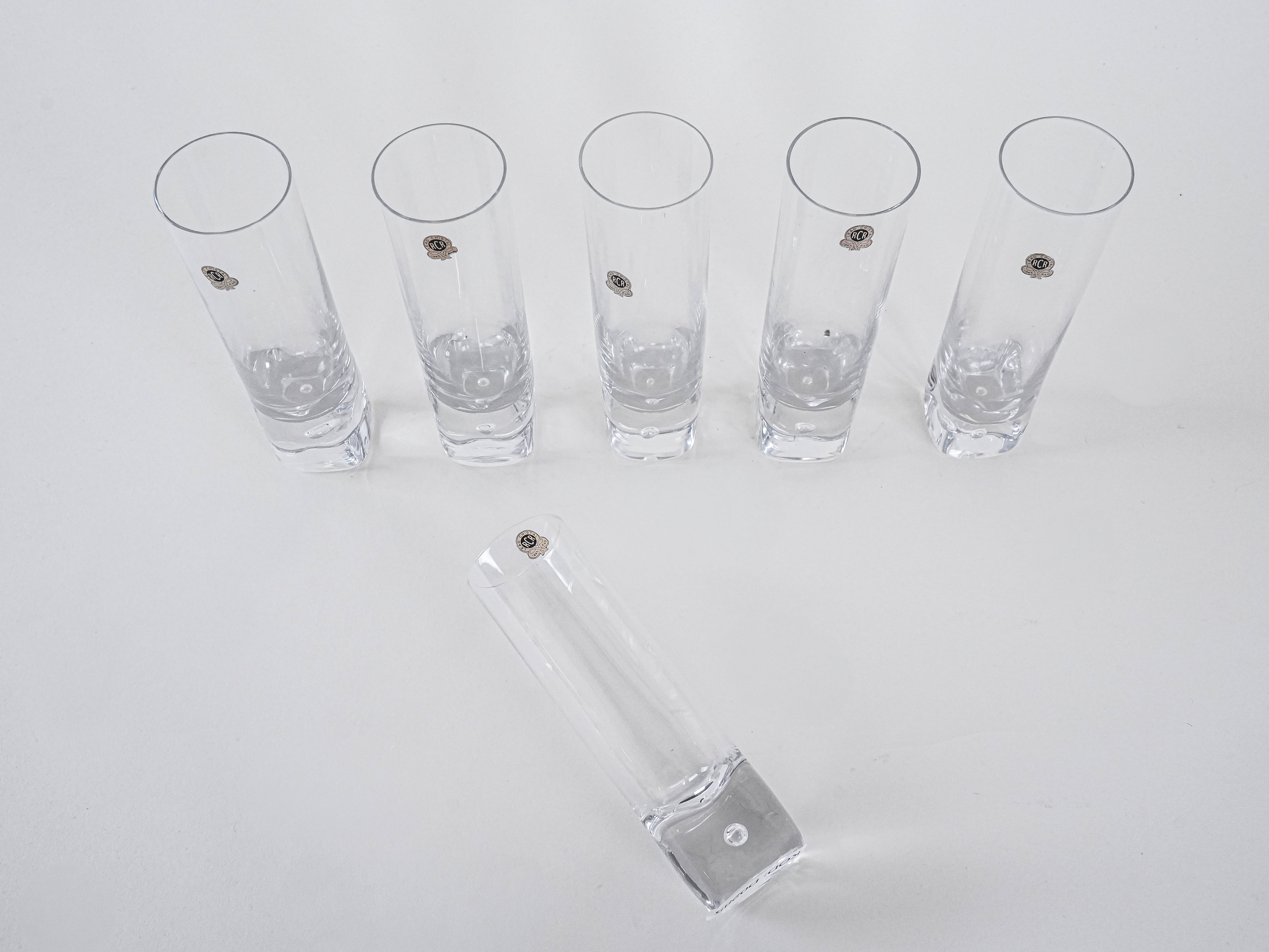 Kristallgläser-Set Transparent 1970er Jahre