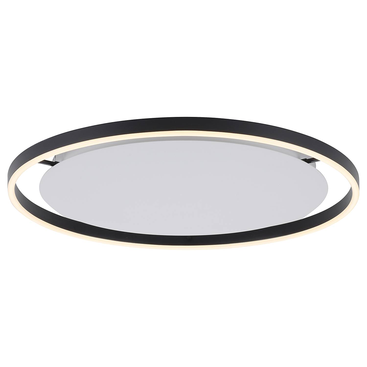 Ritus 1-flammige LED-Deckenleuchte Typ B Kunststoff Schwarz