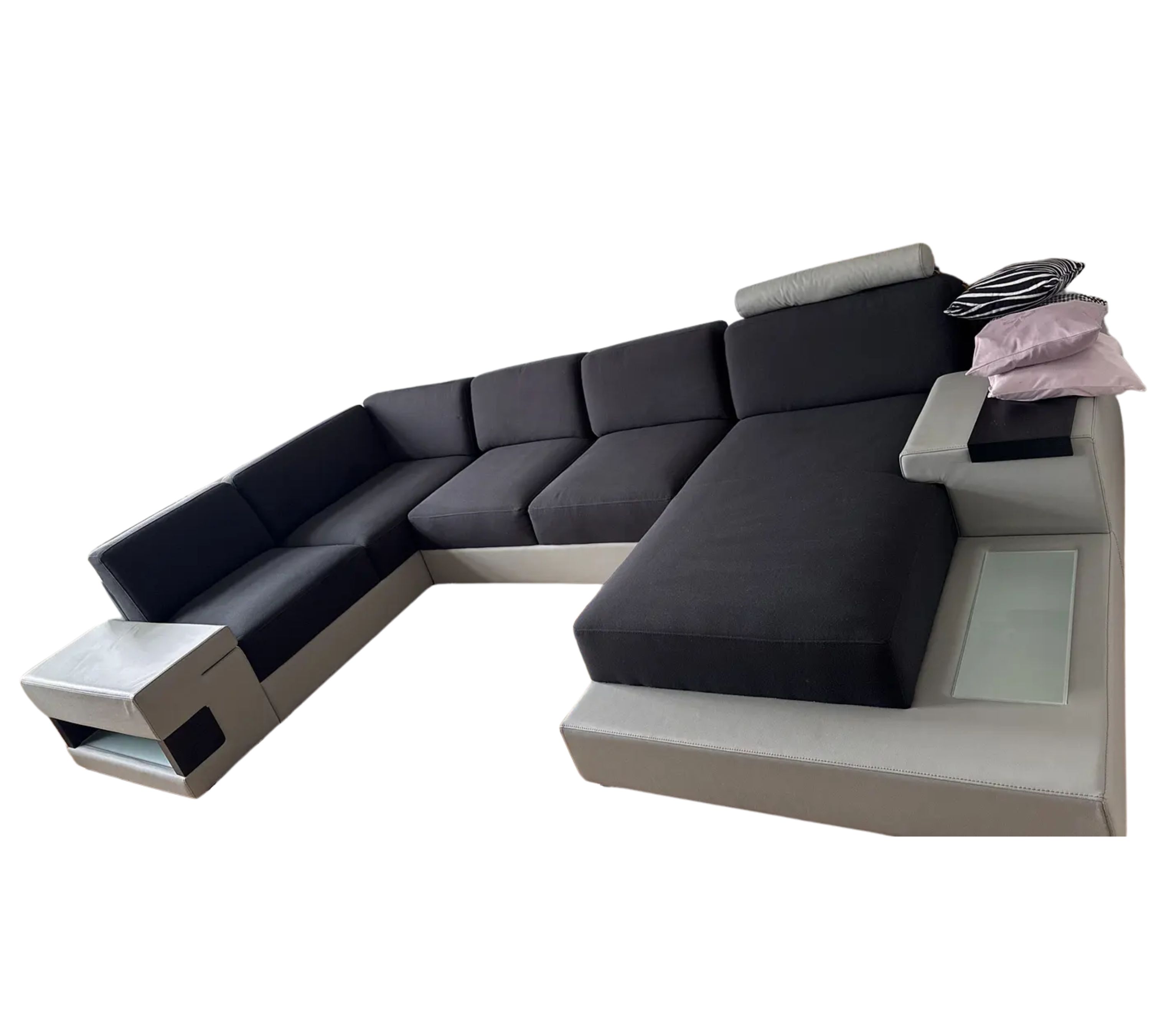 Vintage Modulares Sofa Leder