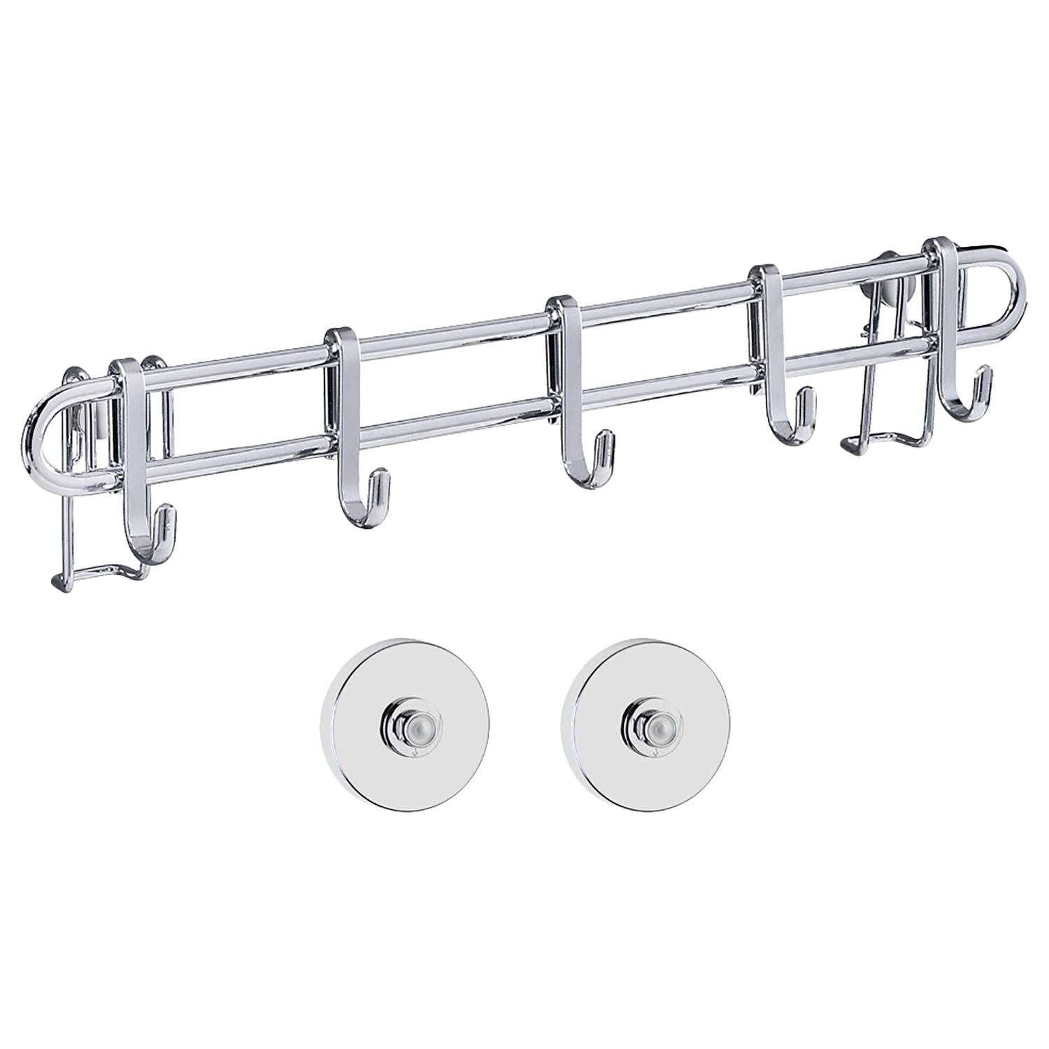 Vacuum-Loc Hakenleiste Style Stahl Silber Breite: 40 cm