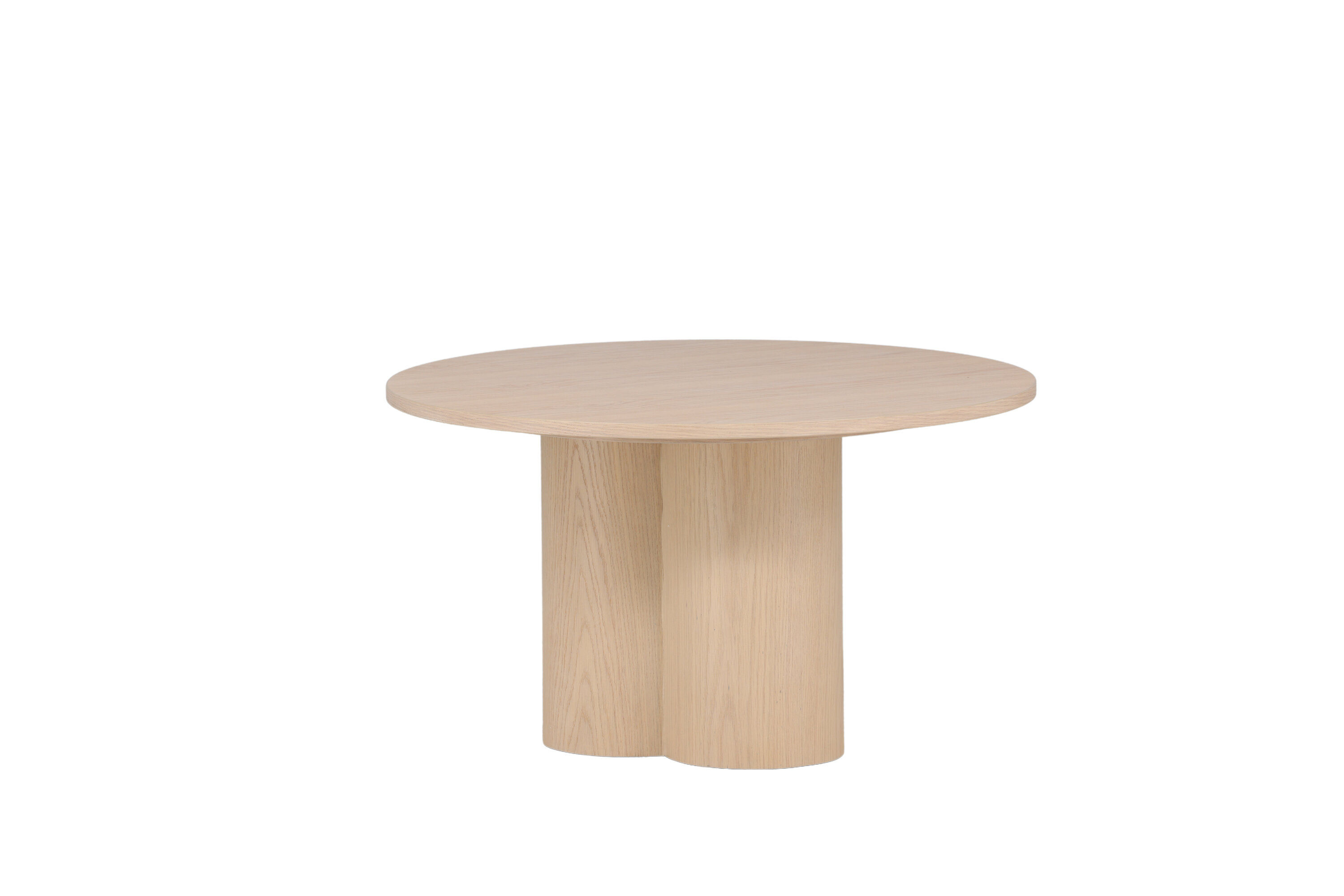 Olivia Couchtisch MDF Weiß  Ø80cm