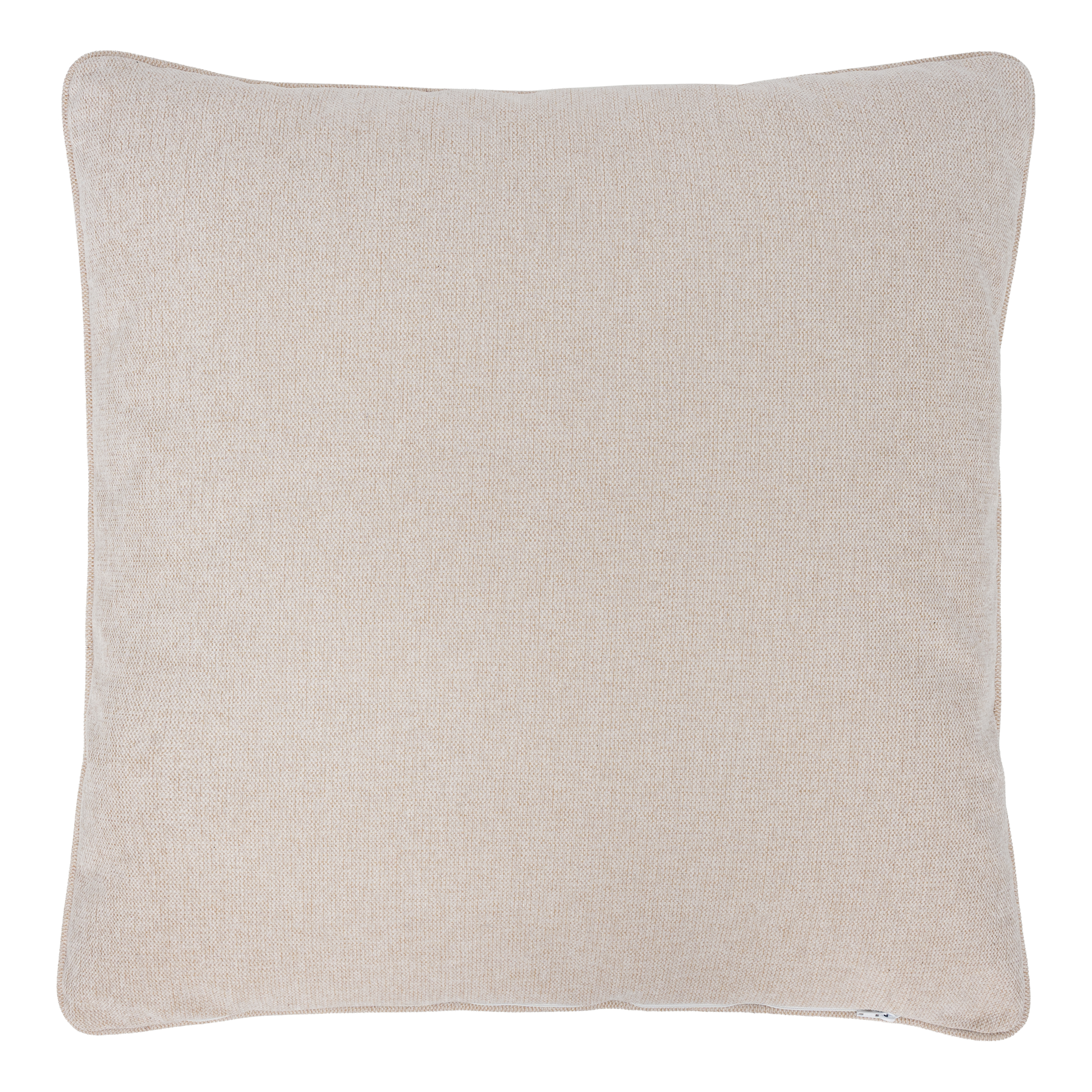 HUDSON XL Lounge Cushion Set of 2 Woven Fabric Beige
