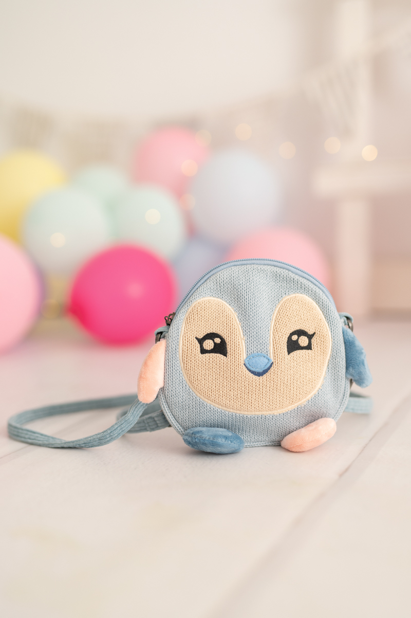 Pinguin Tasche Baumwolle Blau