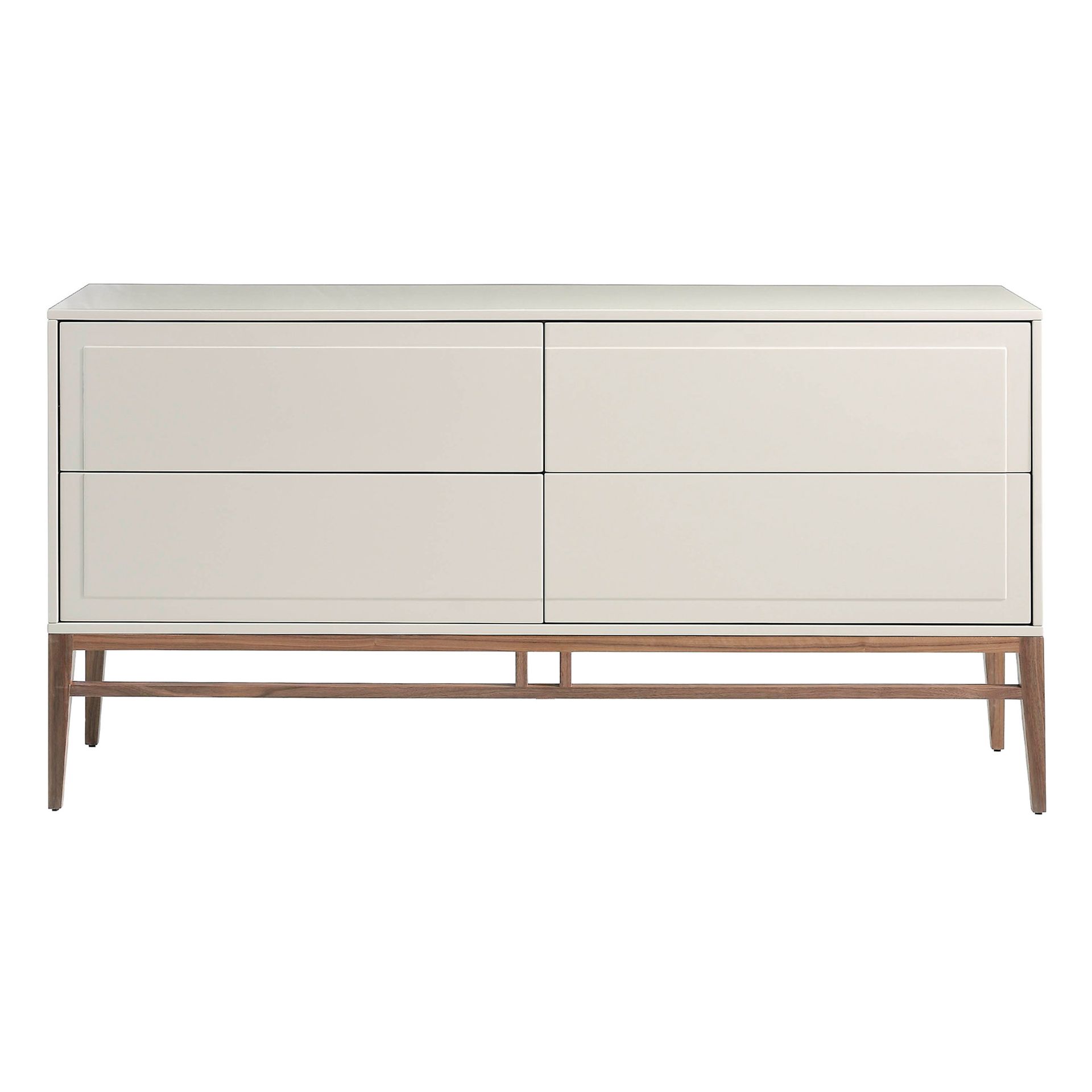 Sideboard impiallacciatura di noce crema