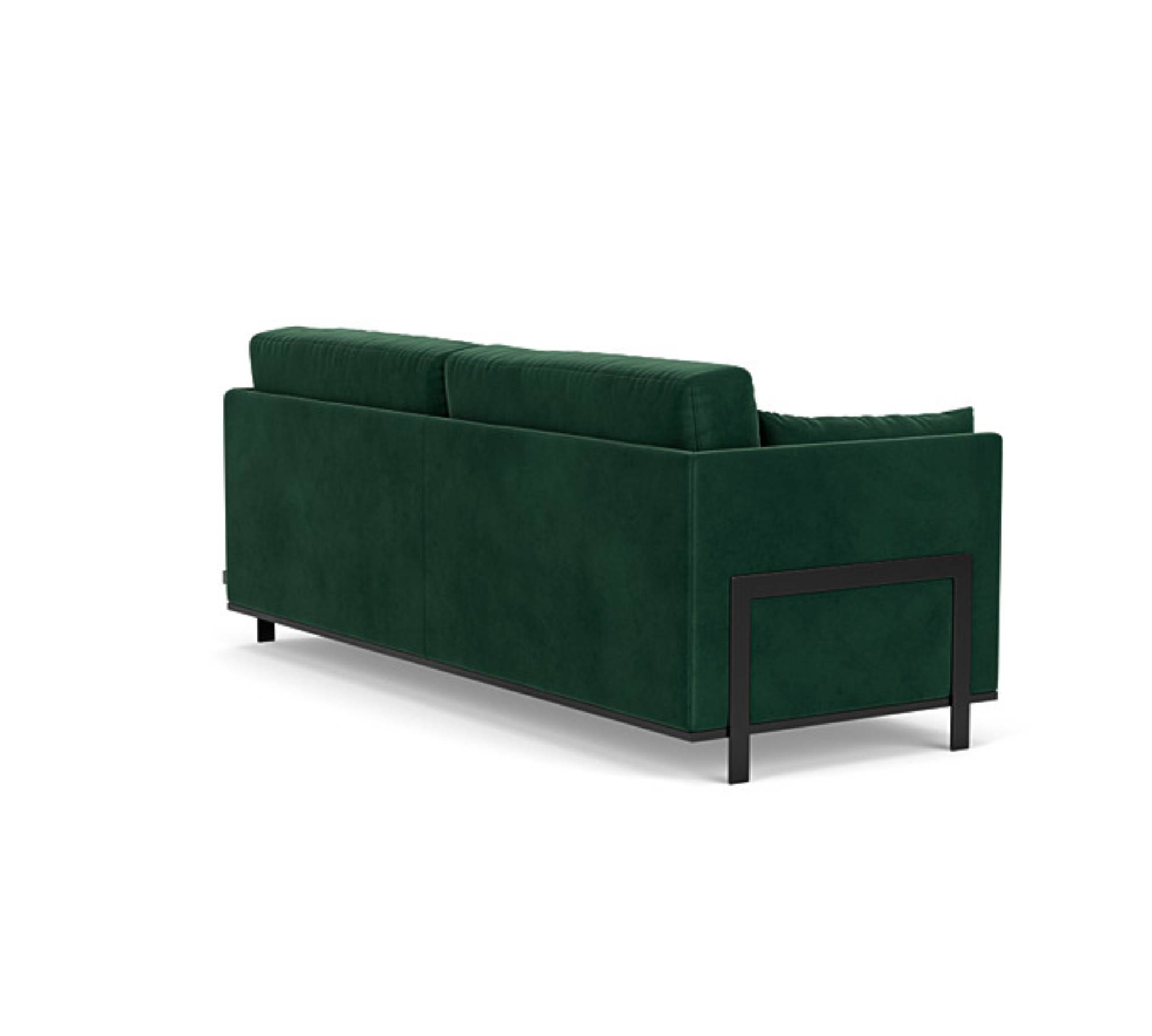 Chill by SLS Sofa 3-Sitzer Velour Lux Dark Green