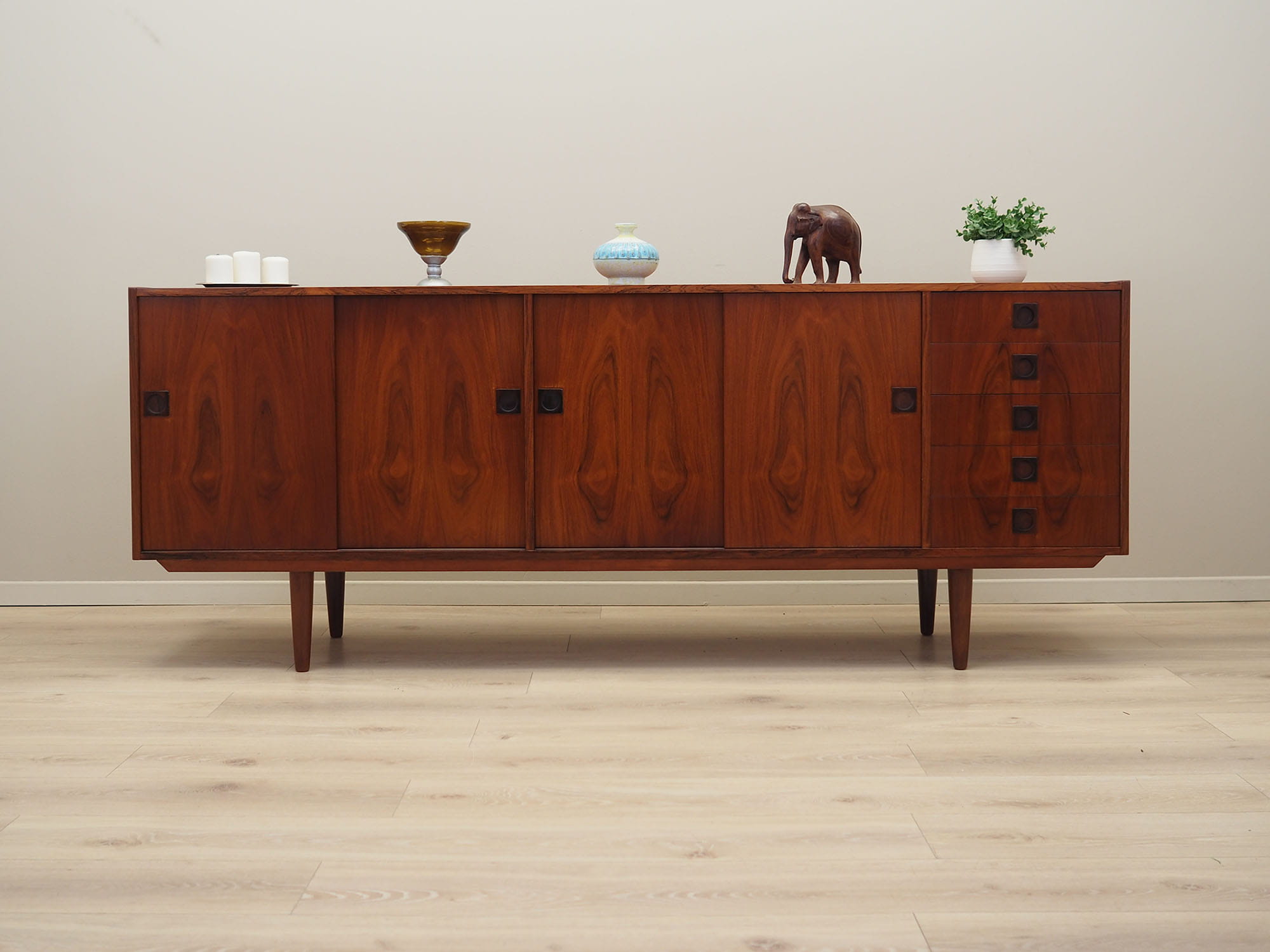 Sideboard Holz Braun 1960er Jahre