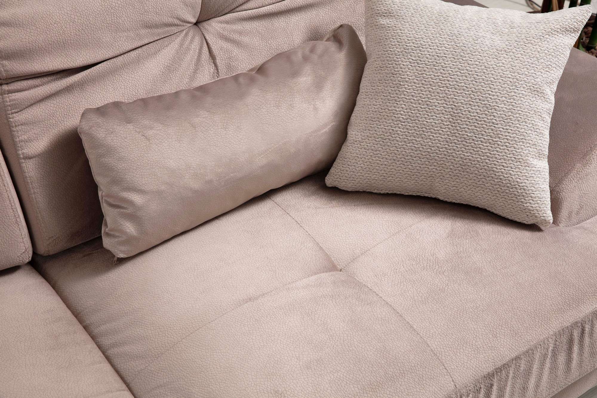 Frido Ecksofa Links Creme