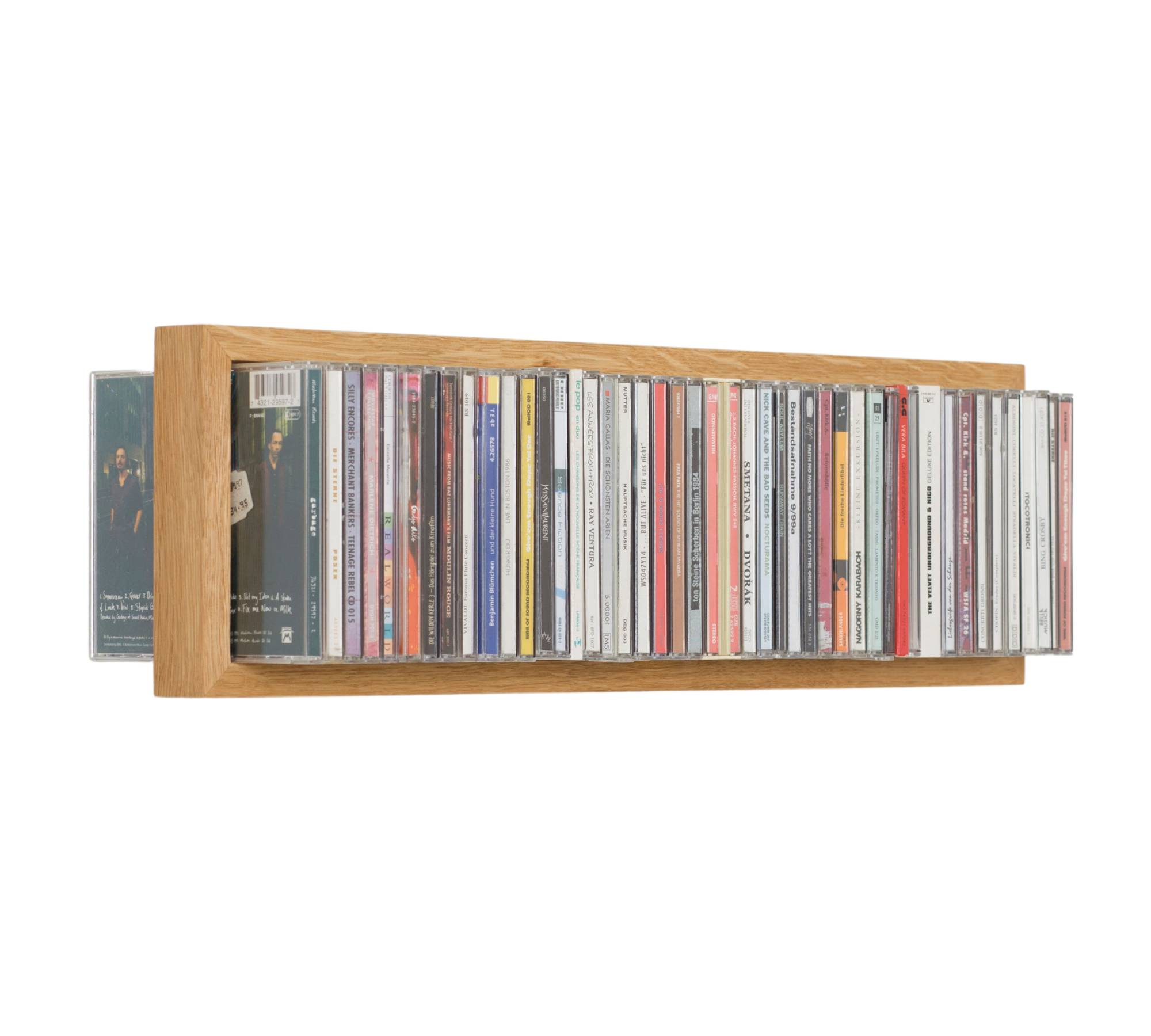 CD-Regal b-cd2 mit Eichenrahmen Ausstellungsstück
