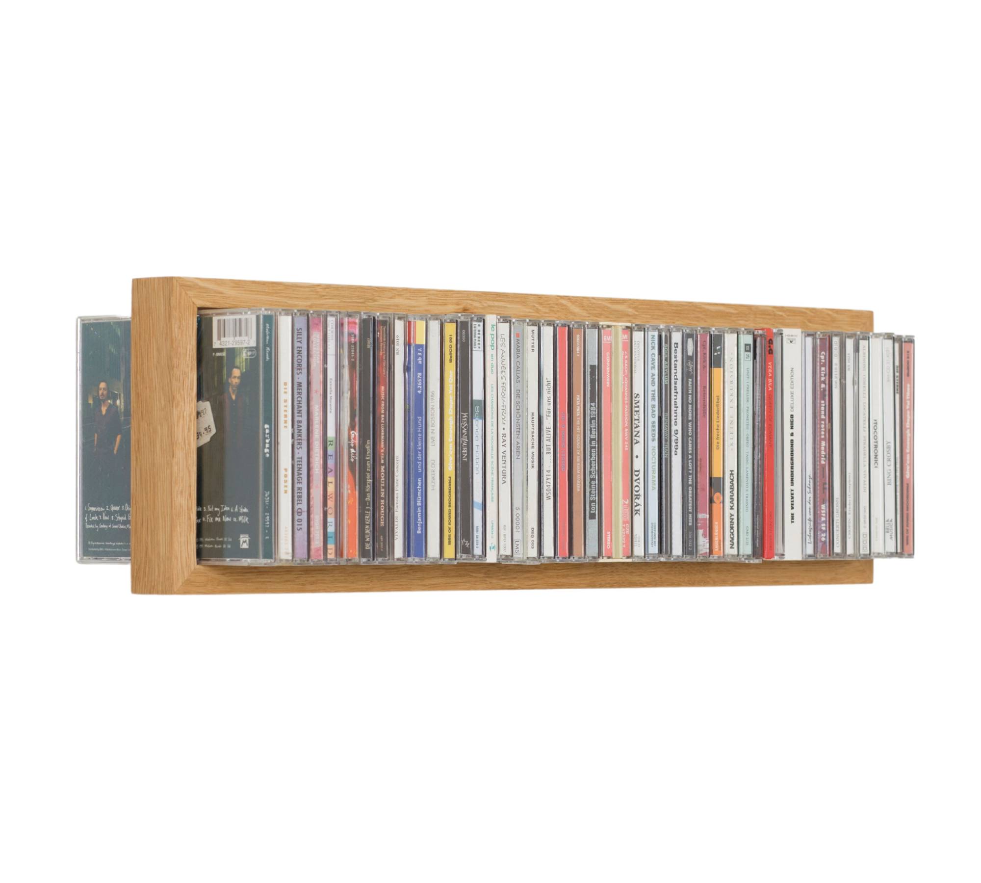 CD-Regal b-cd2 mit Eichenrahmen Ausstellungsstück