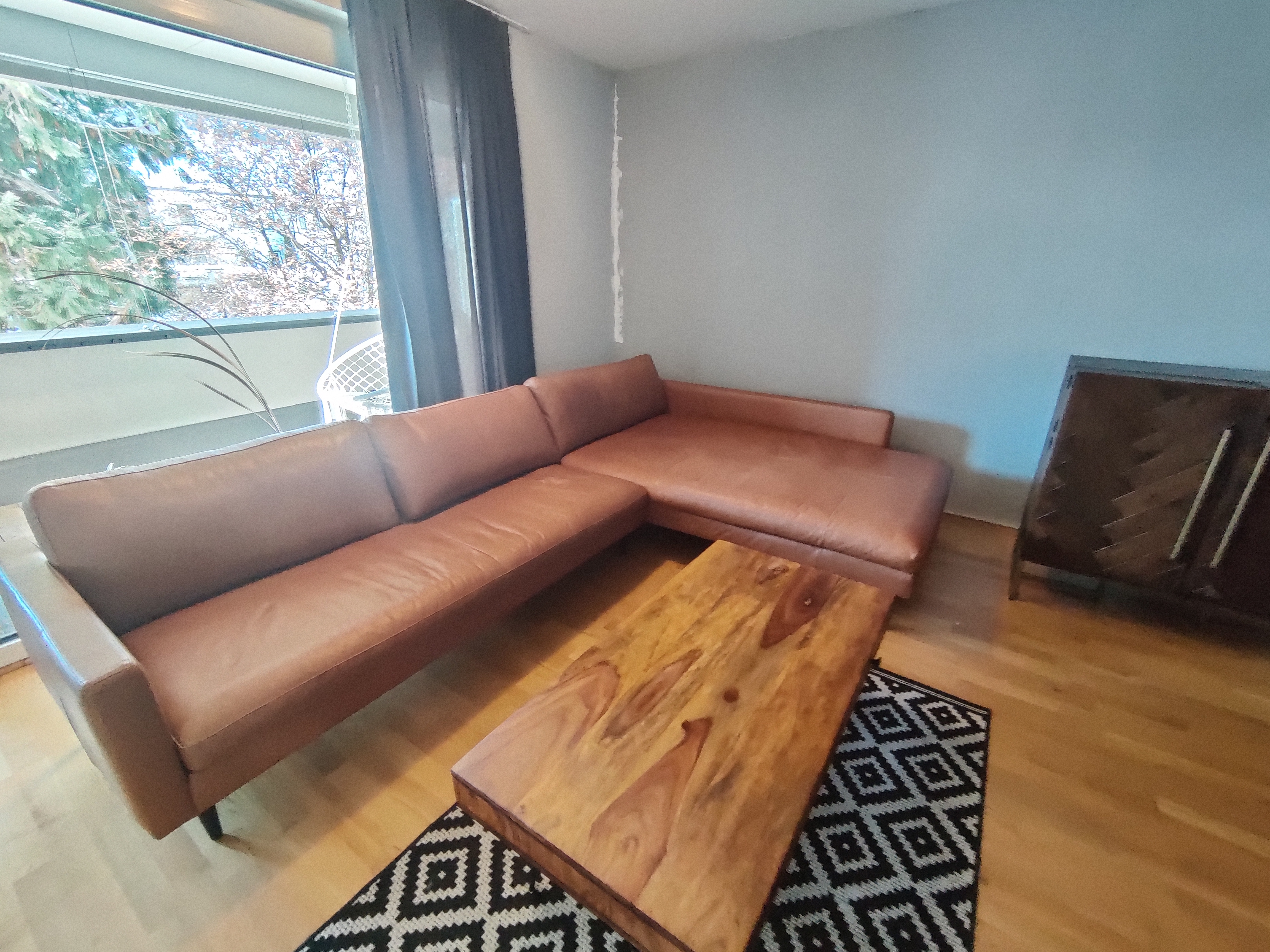 Daybed Sofa 3-seater Brown