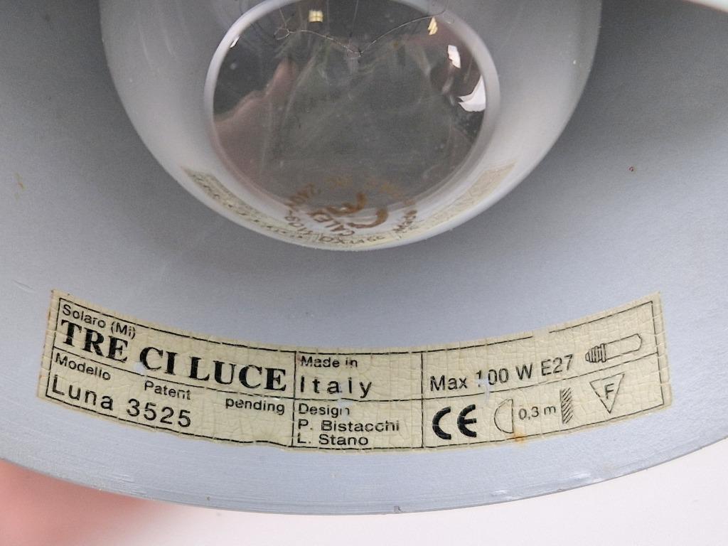 Vintage Hängeleuchte Glas Weiß 1990er Jahre