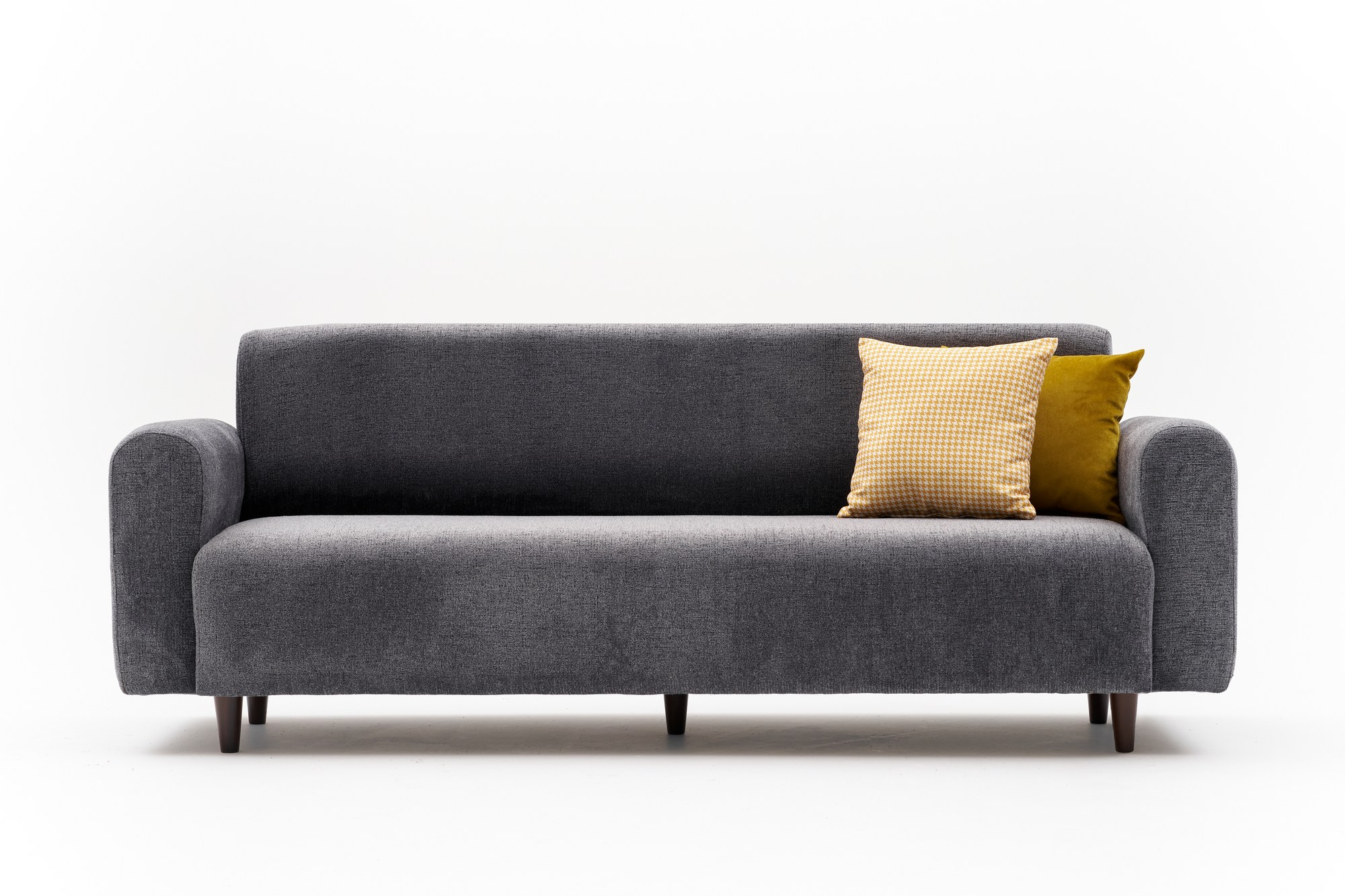 Noya Sofa 3-Sitzer Chenille Grau