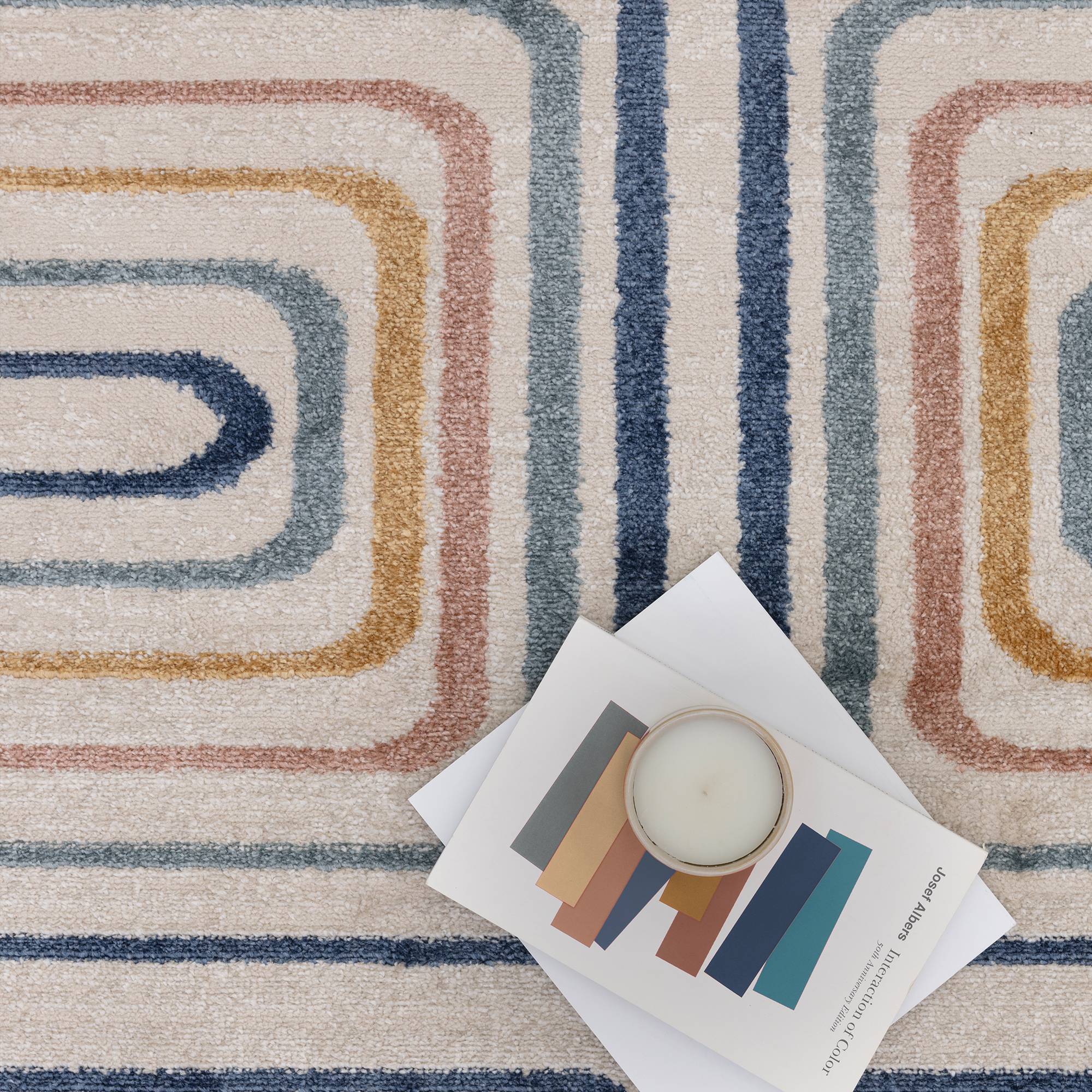 Viva Carpet Multicolor Abstract Pattern 160x220cm