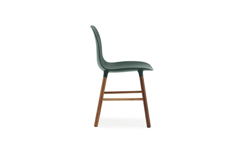 Form Stuhl Holz Kunststoff Grün