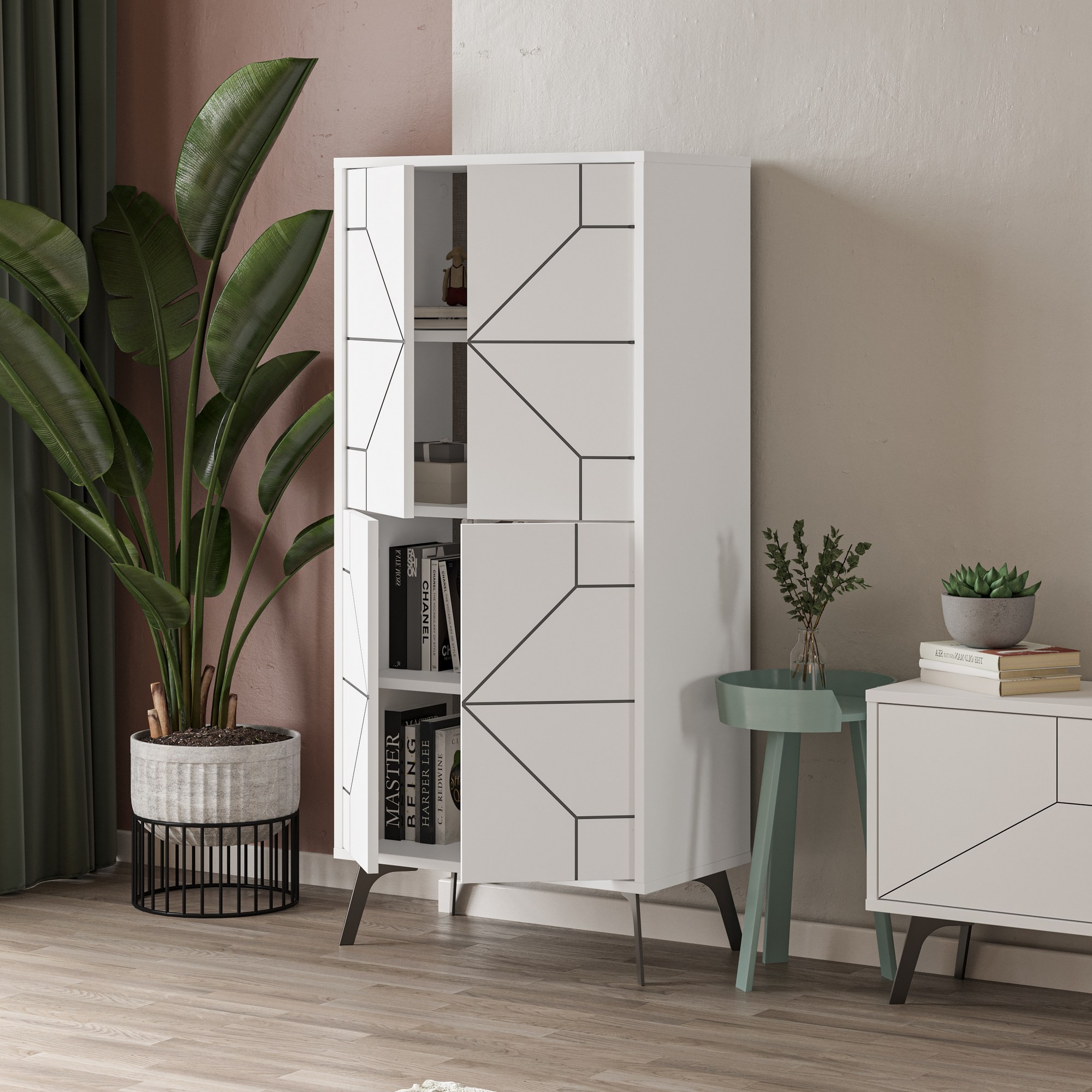 Dune Cabinet White