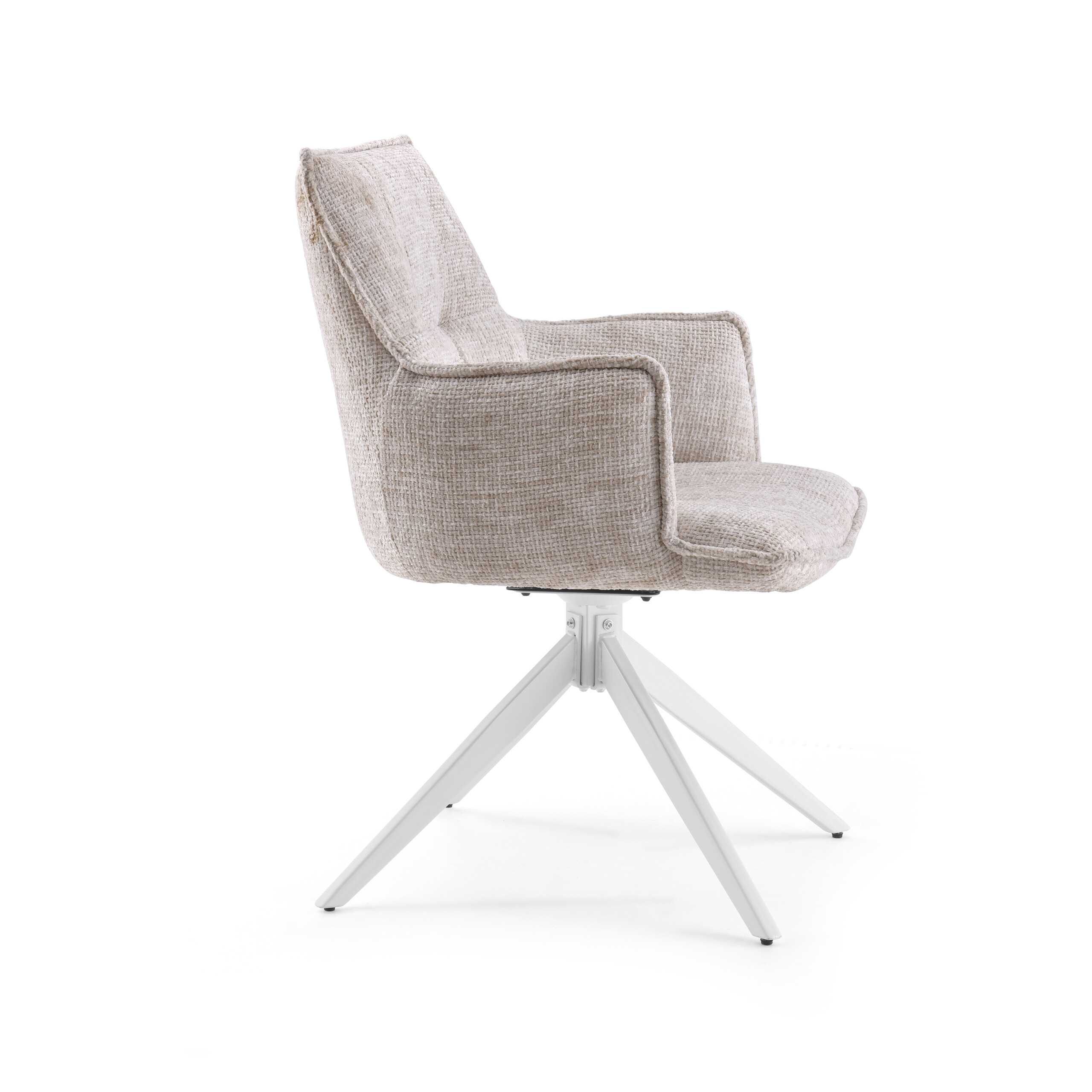 Tavaro Dining Chair Fabric Light Grey
