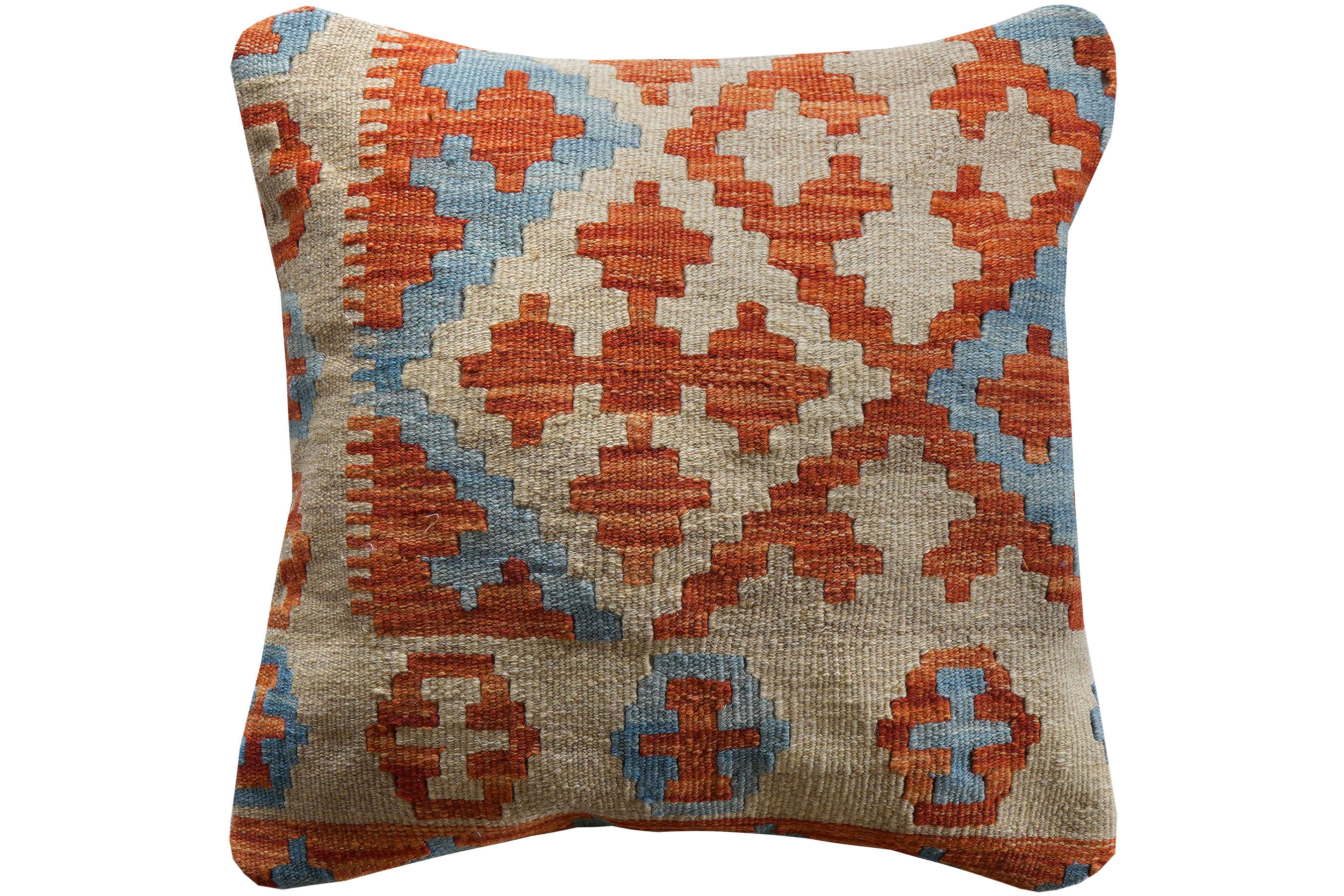 Carpet Pillow Wool Cotton Multicolored