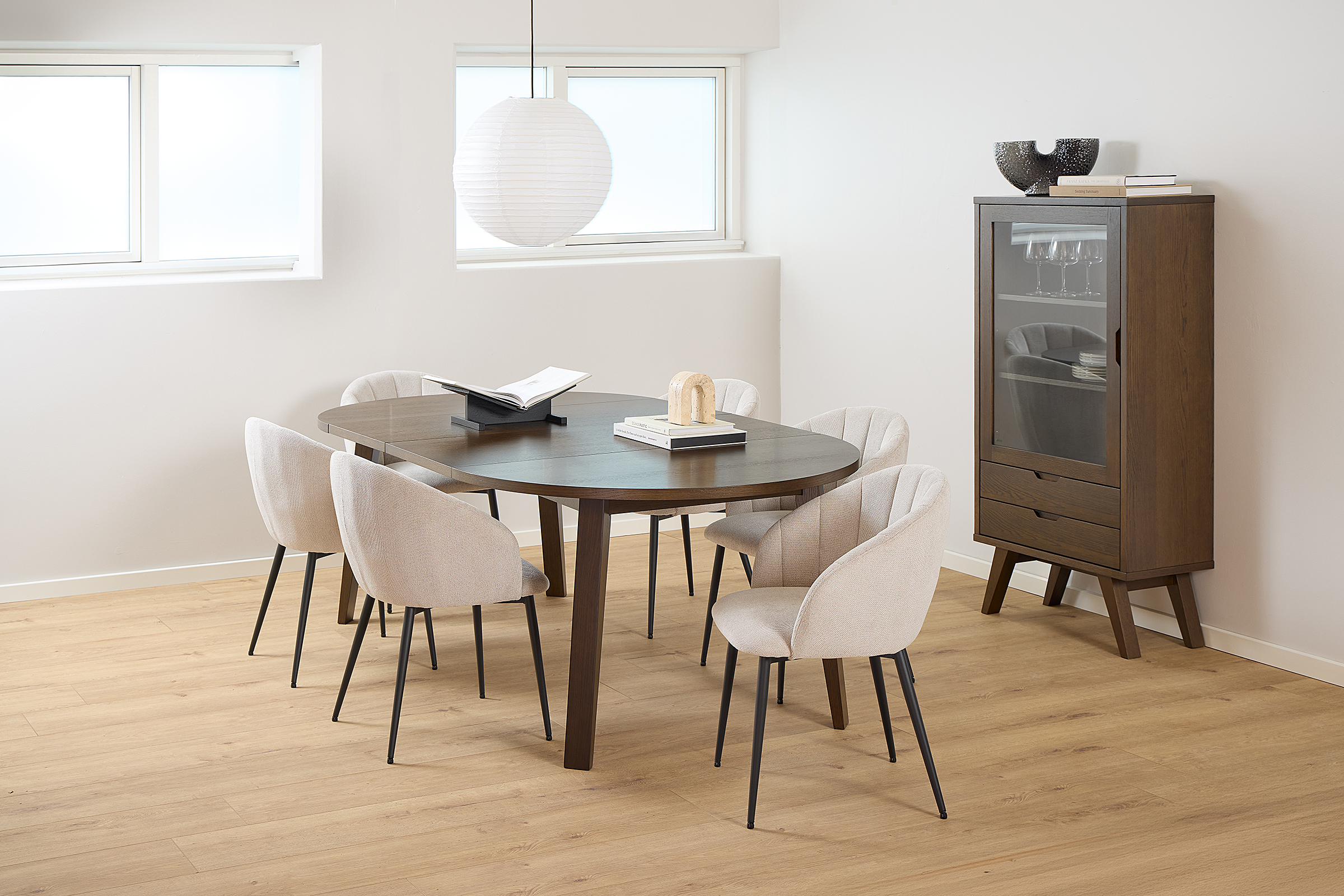 Binduo Armlehnenstuhl  Beige