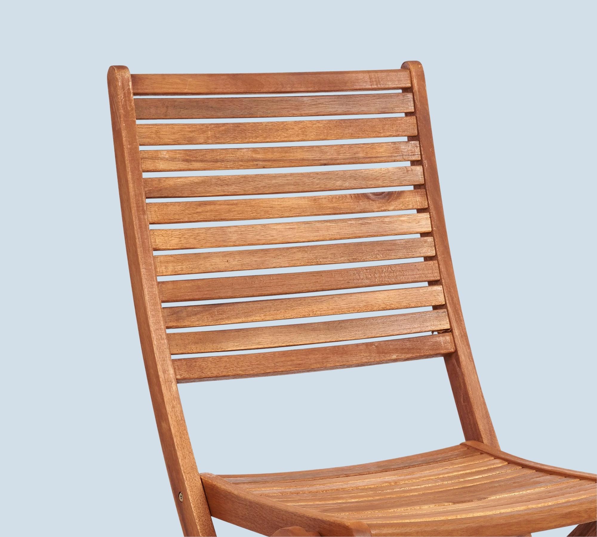 Gartenstuhl Akazie Massiv Braun