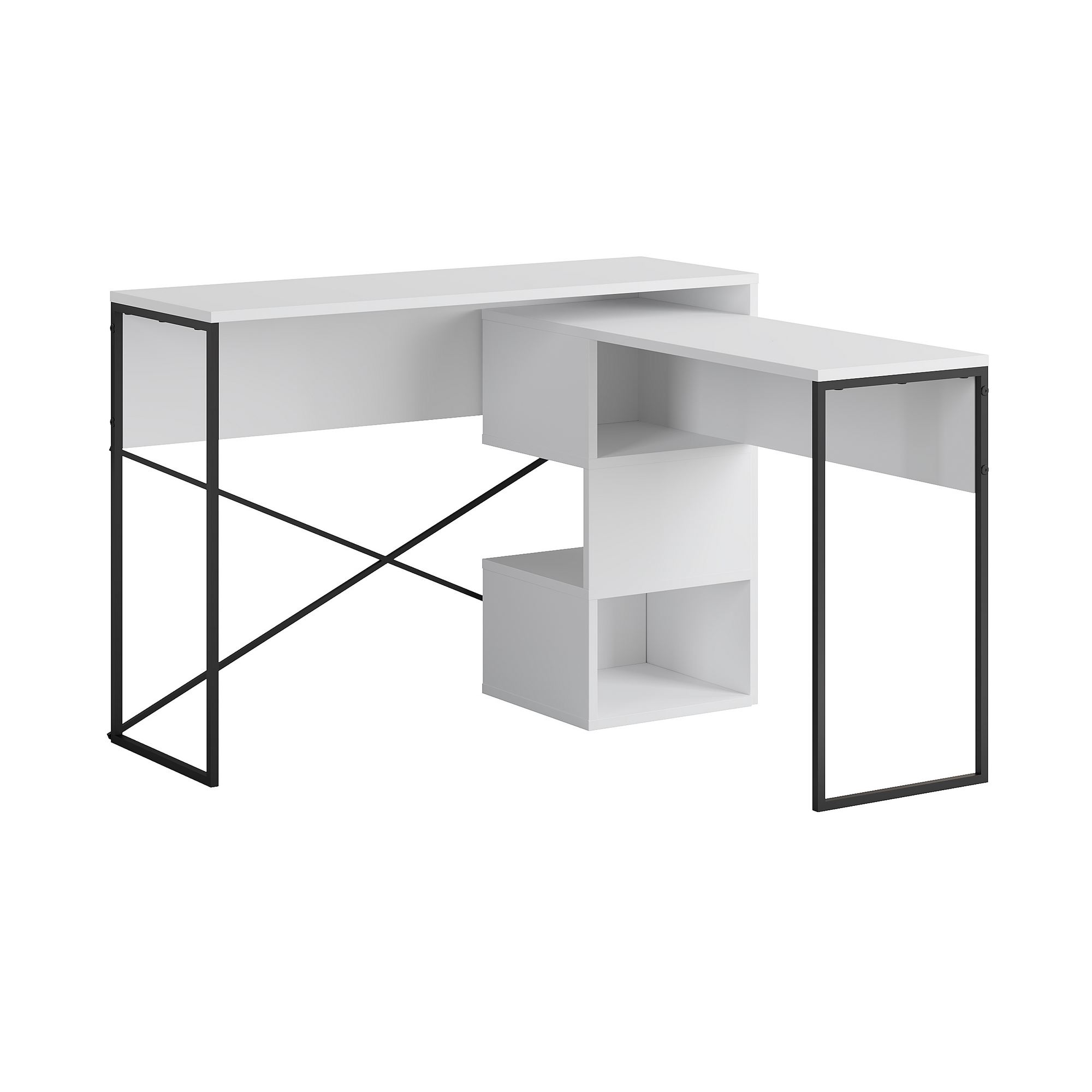 Badau Desk White