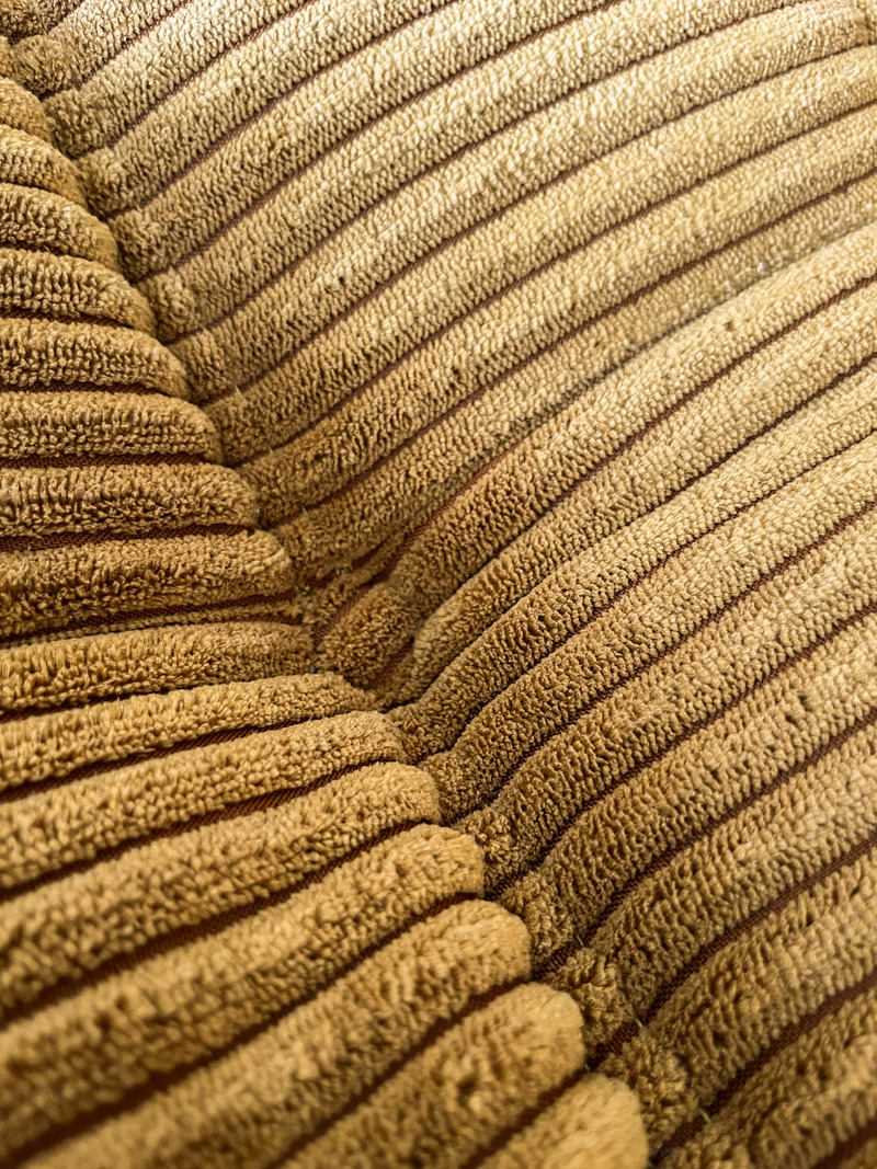 Togo Sofa 2-seater Cord Sand Brown