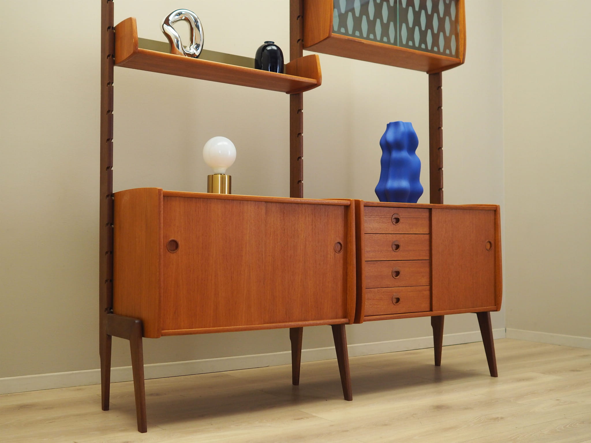 Ergo Regal-System Teakholz 1960er Jahre