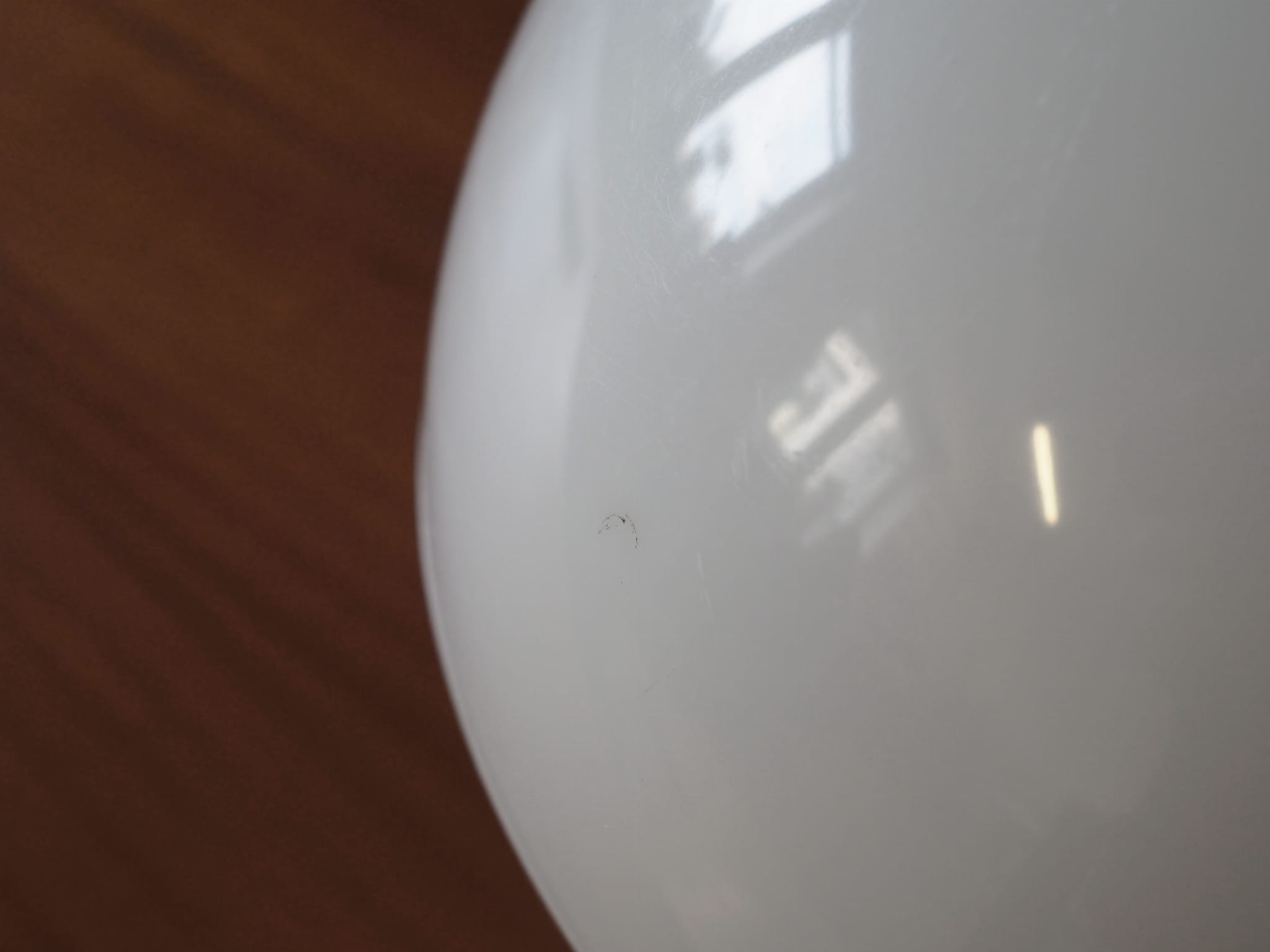 Vintage table lamp metal plastic white 1970s