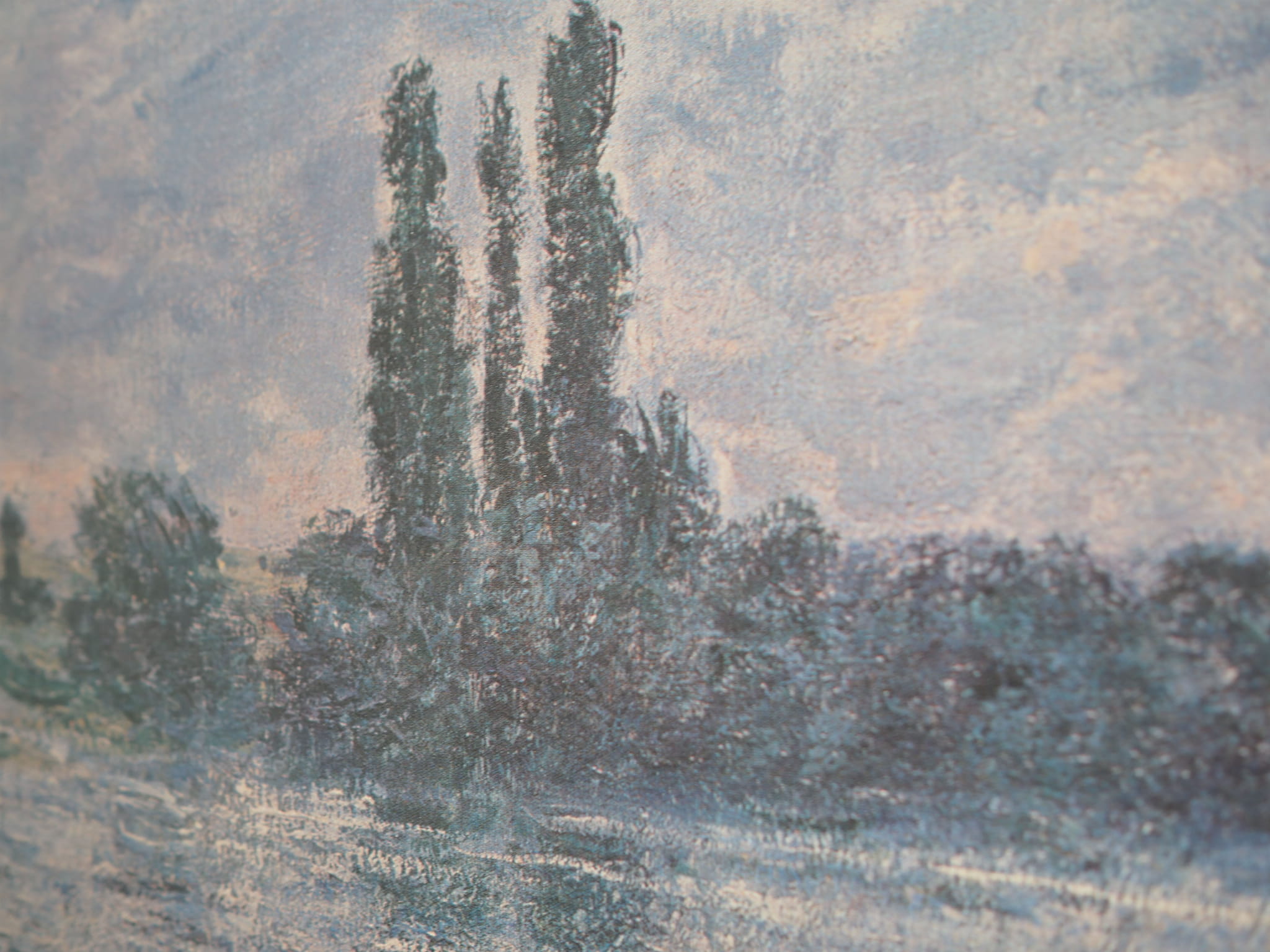 Kunstdruck "Die blaue Wiese" Mehrfarbig