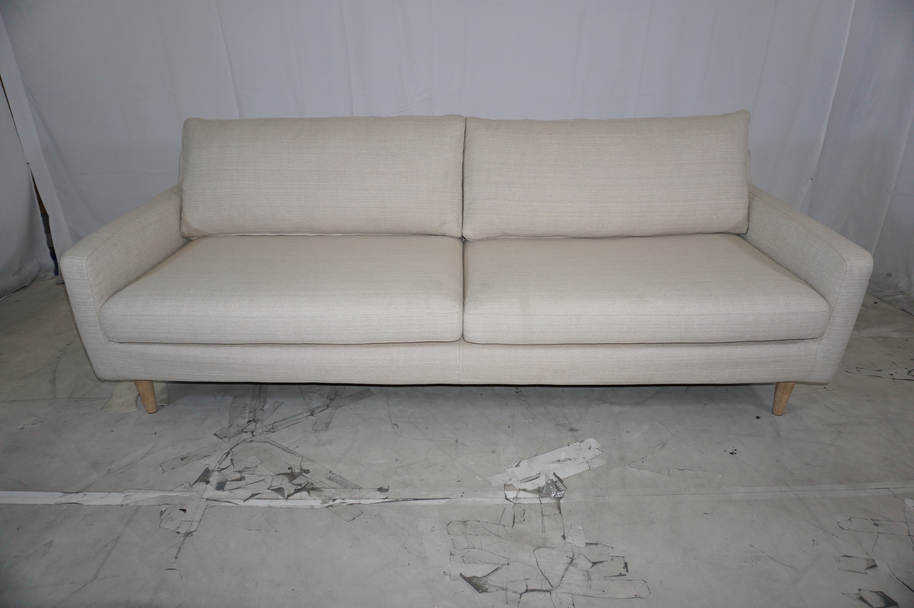 Anna Sofa 3-Sitzer Vega Cream