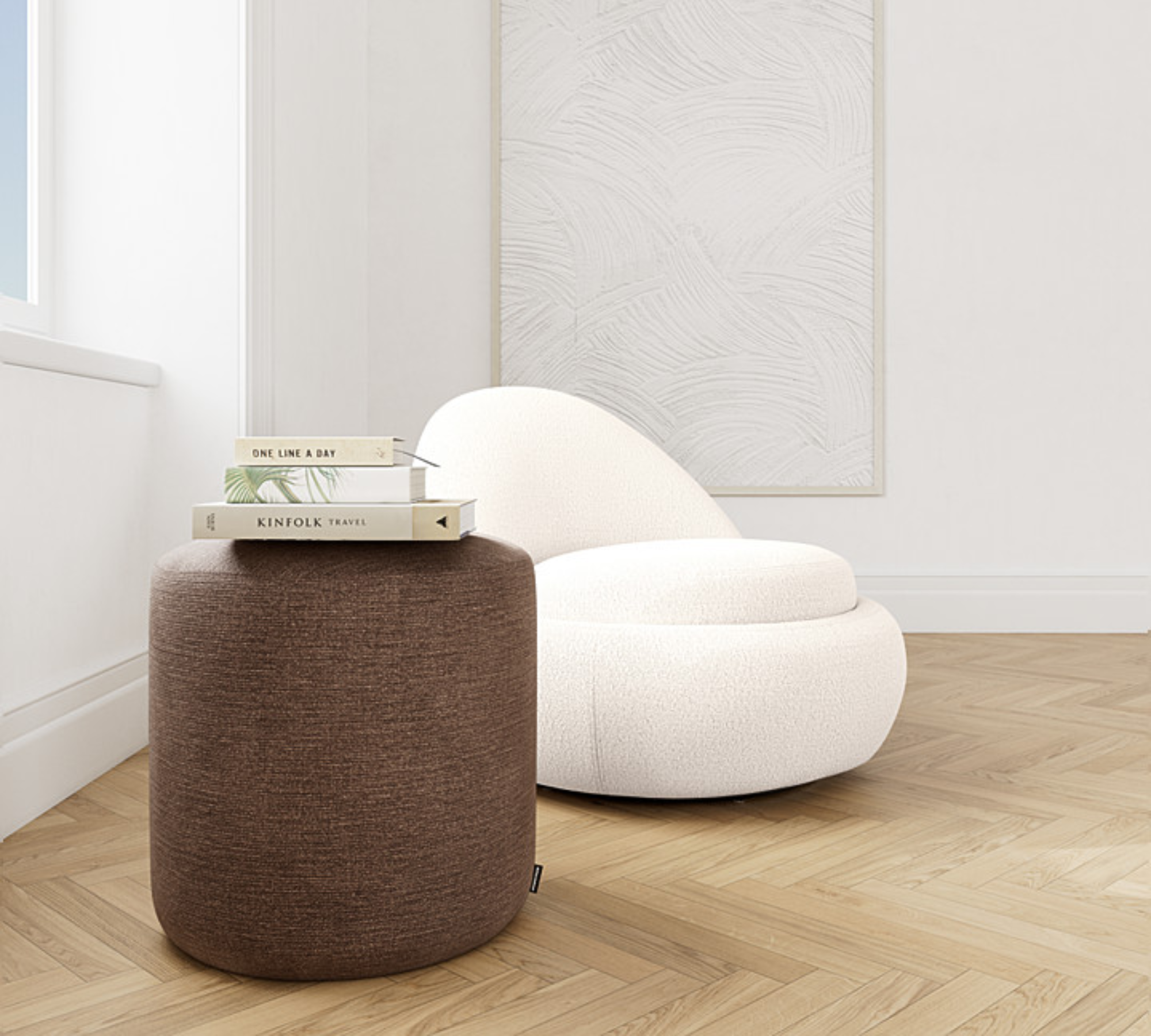 Pouf No. 8 Aulla Cacao